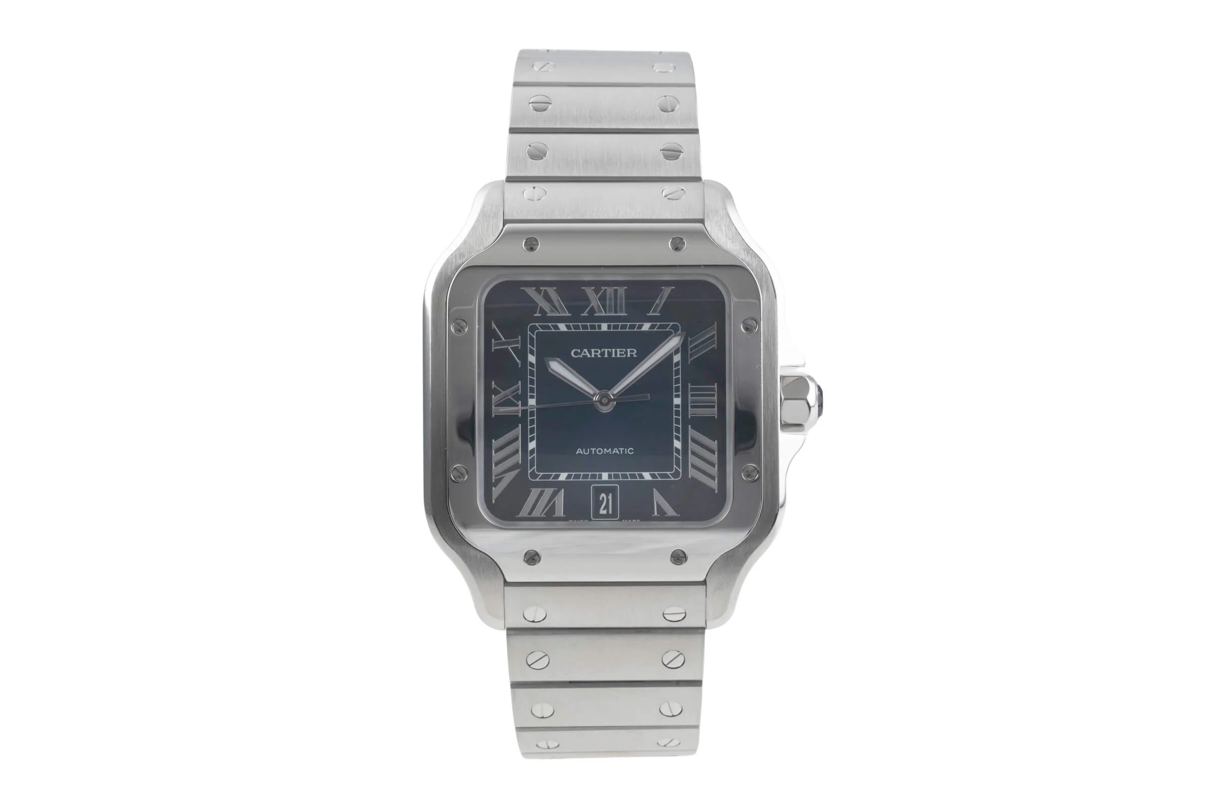 Cartier Santos steel automatic men's watch WSSA0030 LP: 8300EUR  [2500890] - Image 5