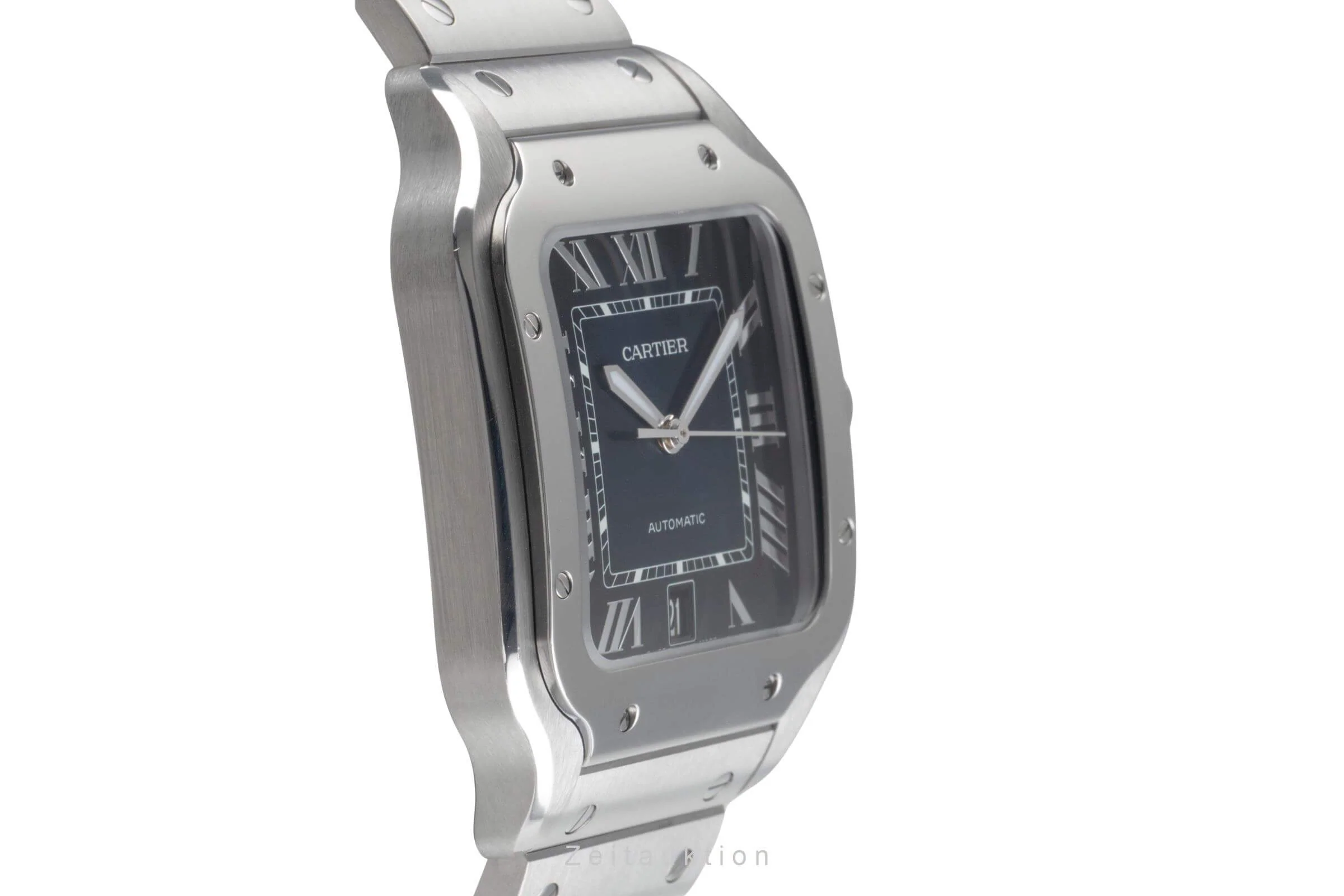 Cartier Santos steel automatic men's watch WSSA0030 LP: 8300EUR  [2500890] - Image 8