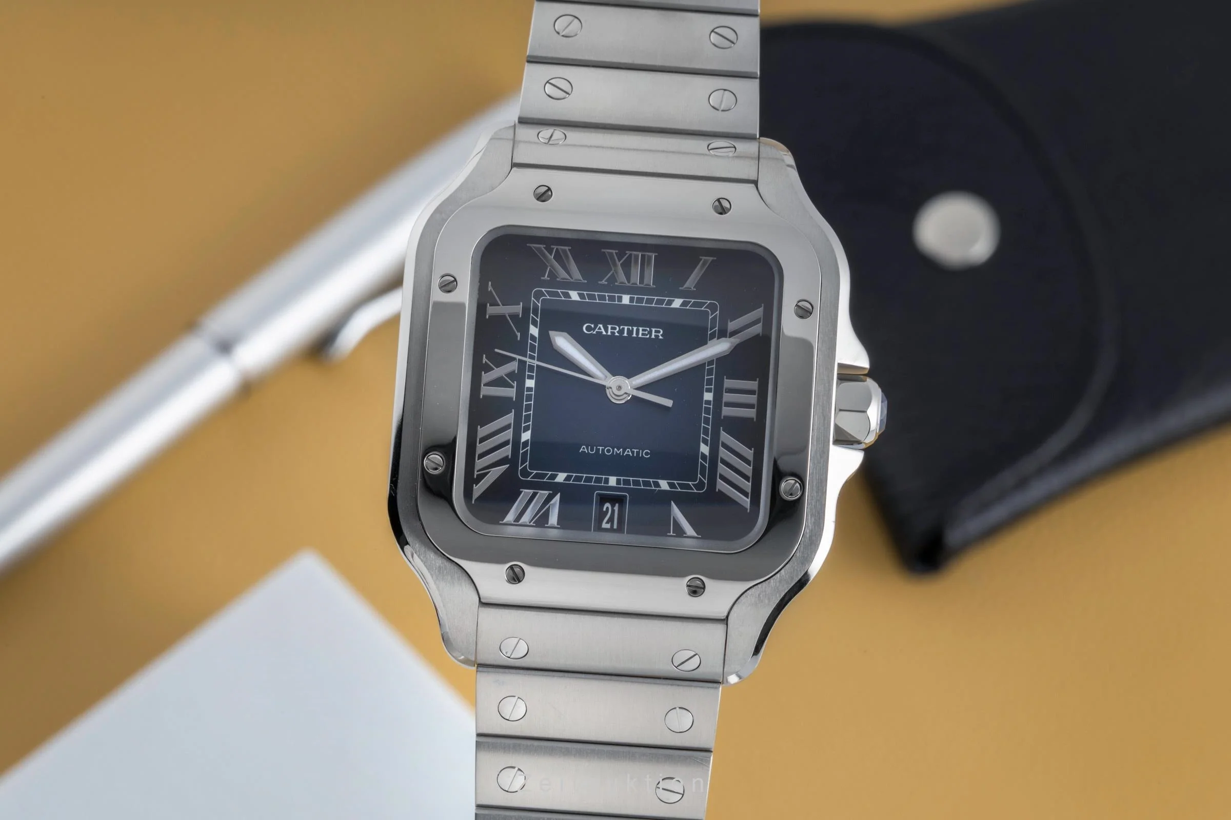 Cartier Santos steel automatic men's watch WSSA0030 LP: 8850EUR  [2502223] - Image 2