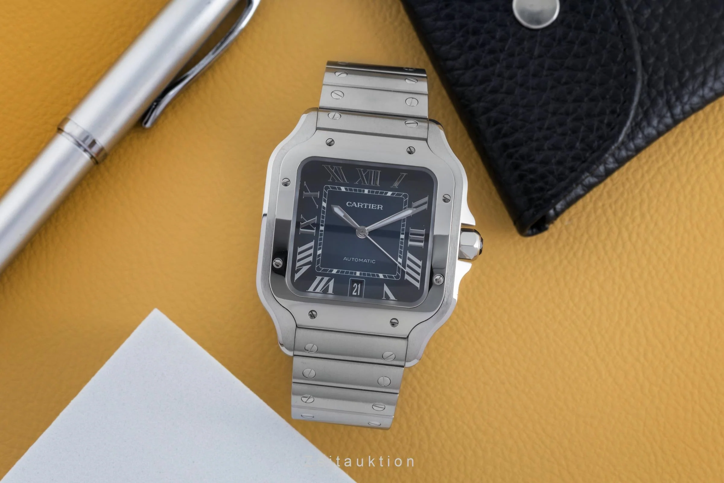 Cartier Santos steel automatic men's watch WSSA0030 LP: 8850EUR  [2502223] - Image 4