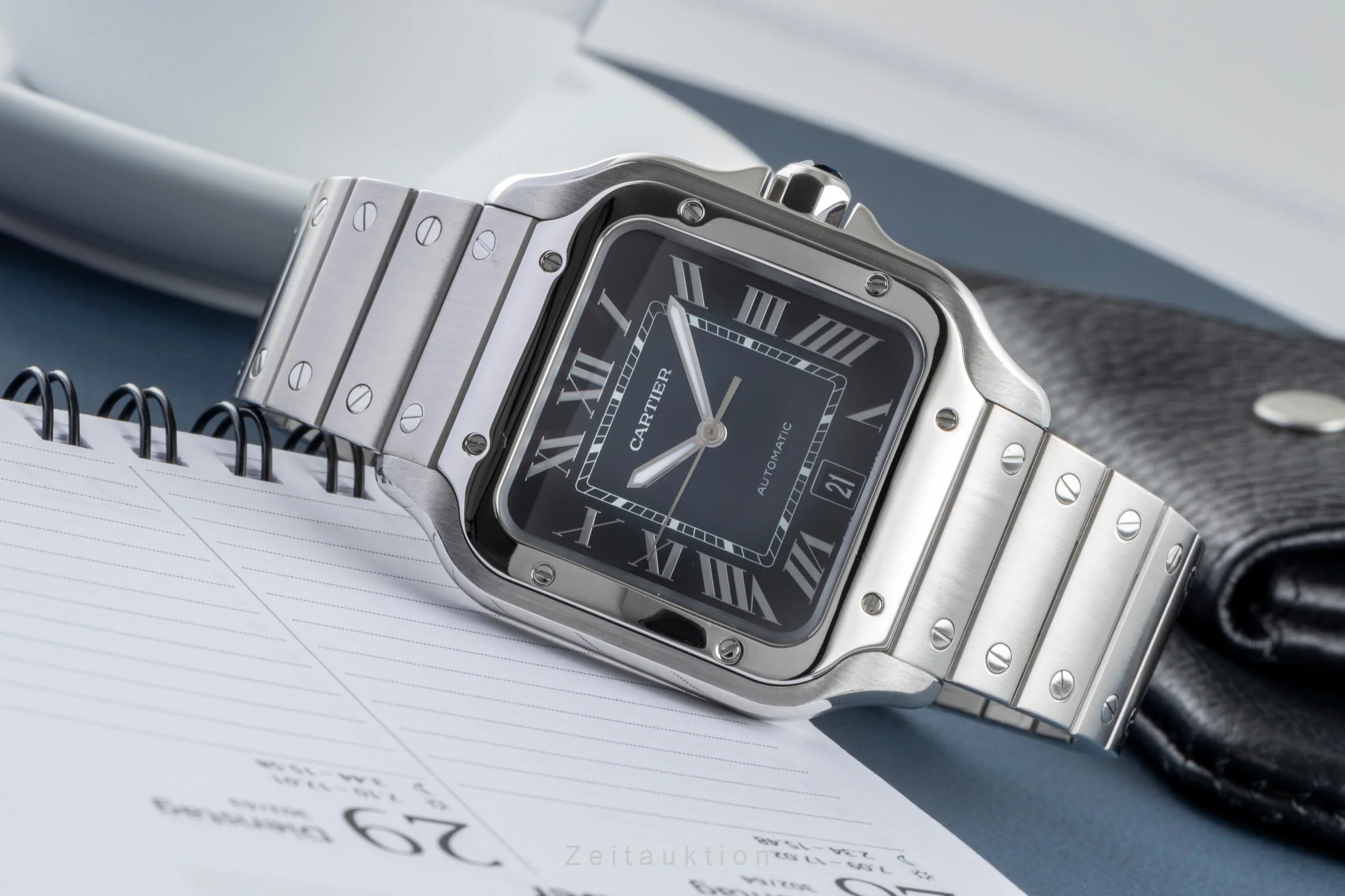 Cartier Santos steel automatic men's watch WSSA0030, 4072 LP: 8850EUR  [2505311] - Image 3