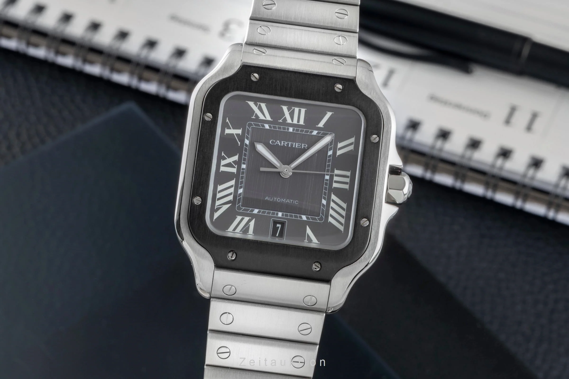 Cartier Santos steel automatic men's watch WSSA0037 LP: 8650EUR  [2506103] - Image 2