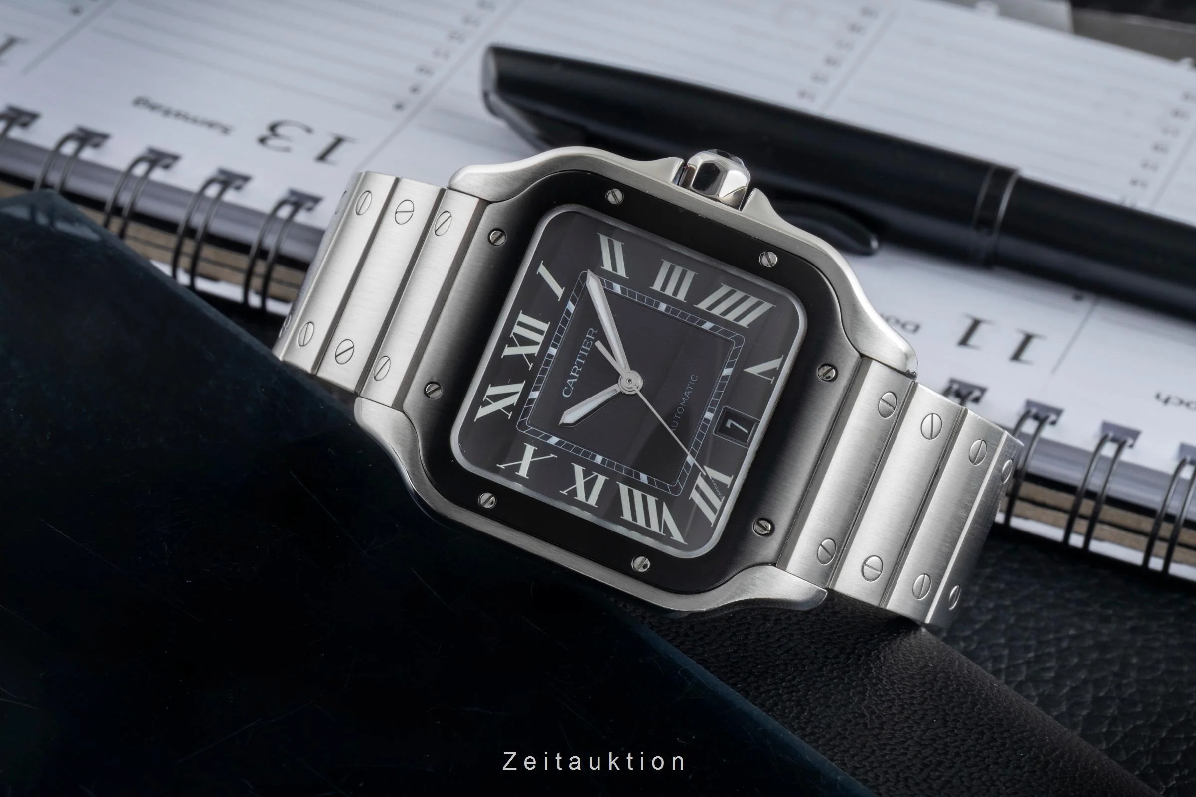 Cartier Santos steel automatic men's watch WSSA0037 LP: 8650EUR  [2506103] - Image 3