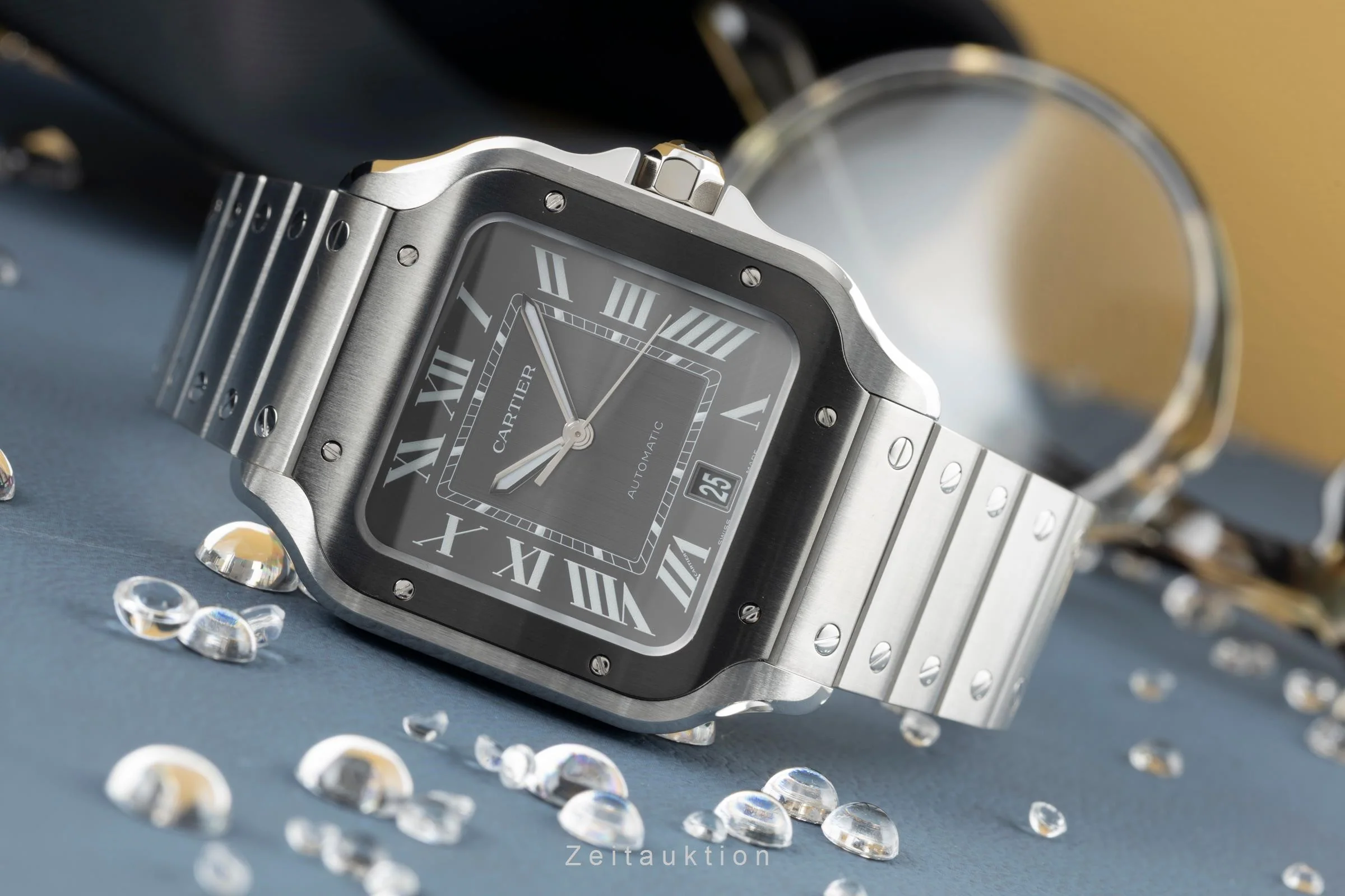 Cartier Santos steel automatic men's watch WSSA0037, 4072 LP: 8650EUR  [2401058] - Image 2