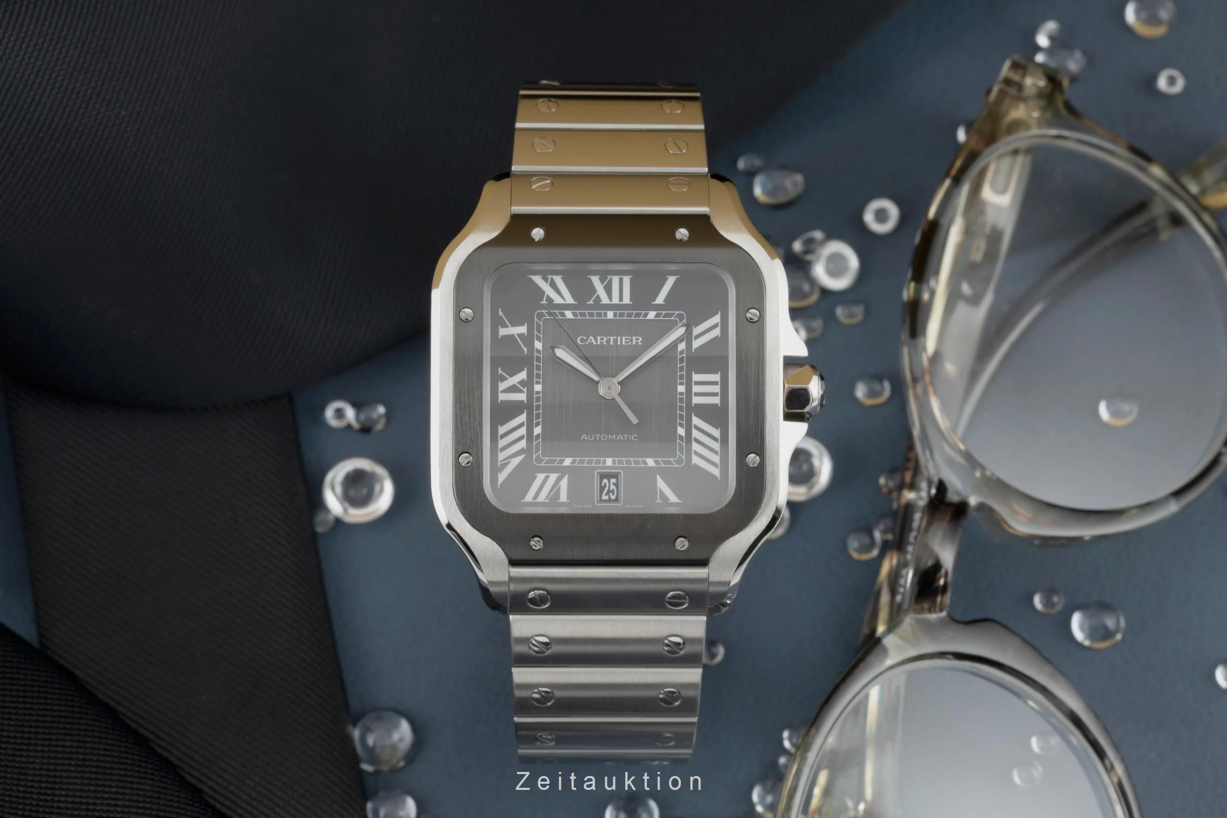 Cartier Santos steel automatic men's watch WSSA0037, 4072 LP: 8650EUR  [2401058] - Image 3