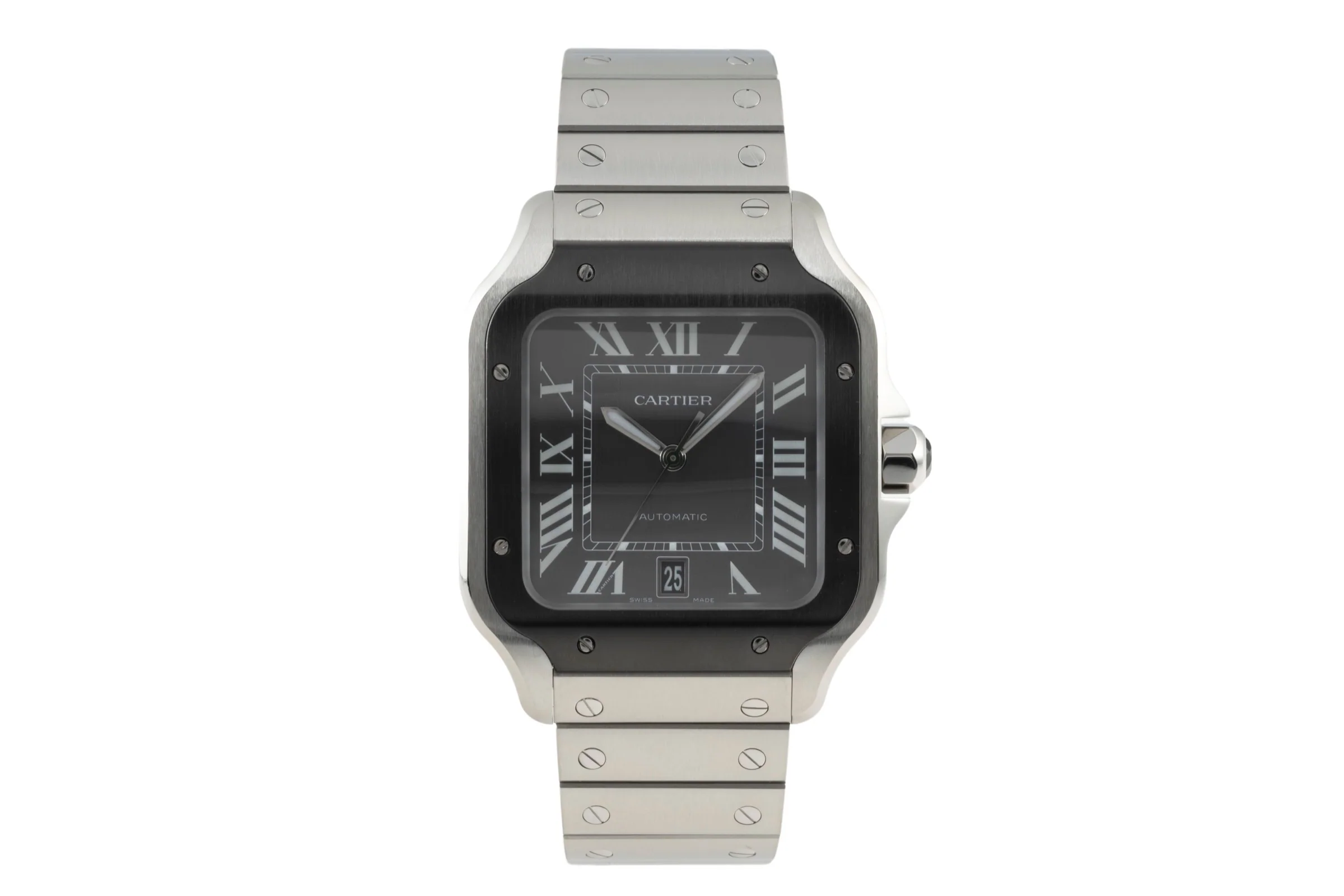 Cartier Santos steel automatic men's watch WSSA0037, 4072 LP: 8650EUR  [2401058] - Image 4