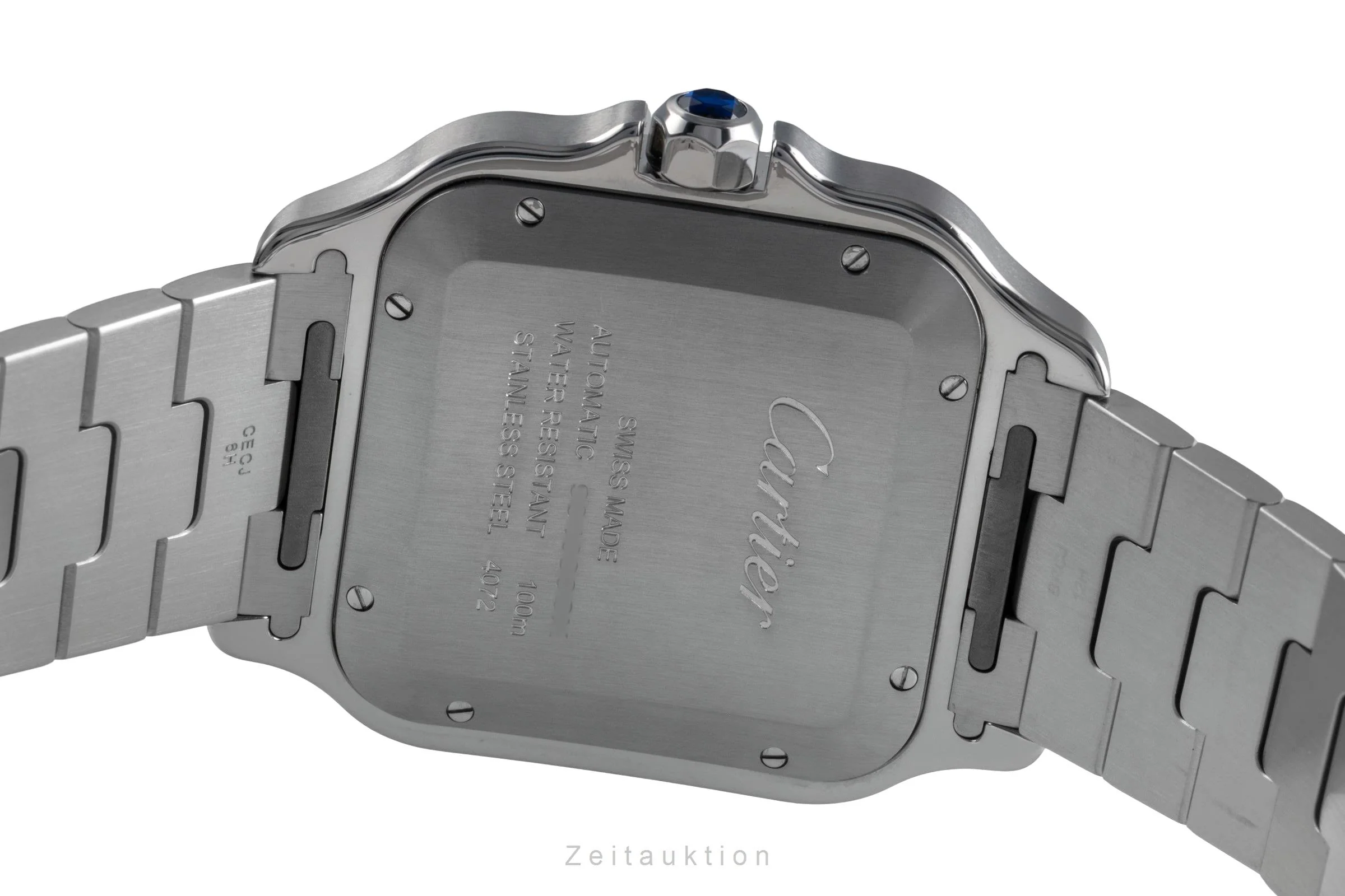 Cartier Santos steel automatic men's watch WSSA0047 LP: 9200EUR  [2502982] - Image 13