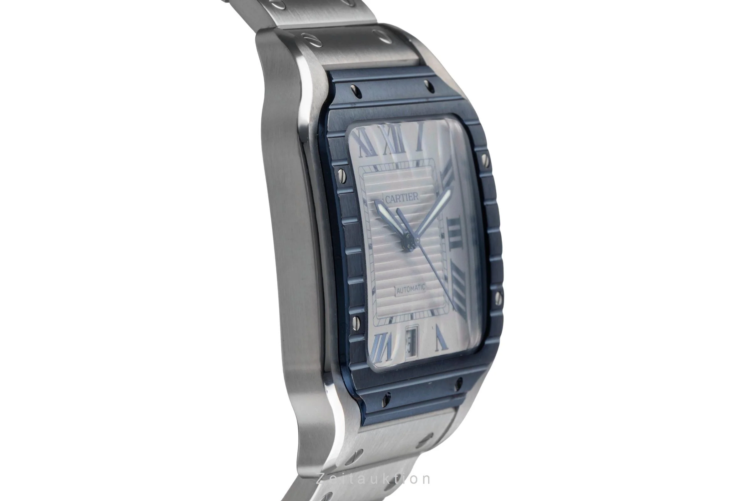 Cartier Santos steel automatic men's watch WSSA0047 LP: 9200EUR  [2502982] - Image 8