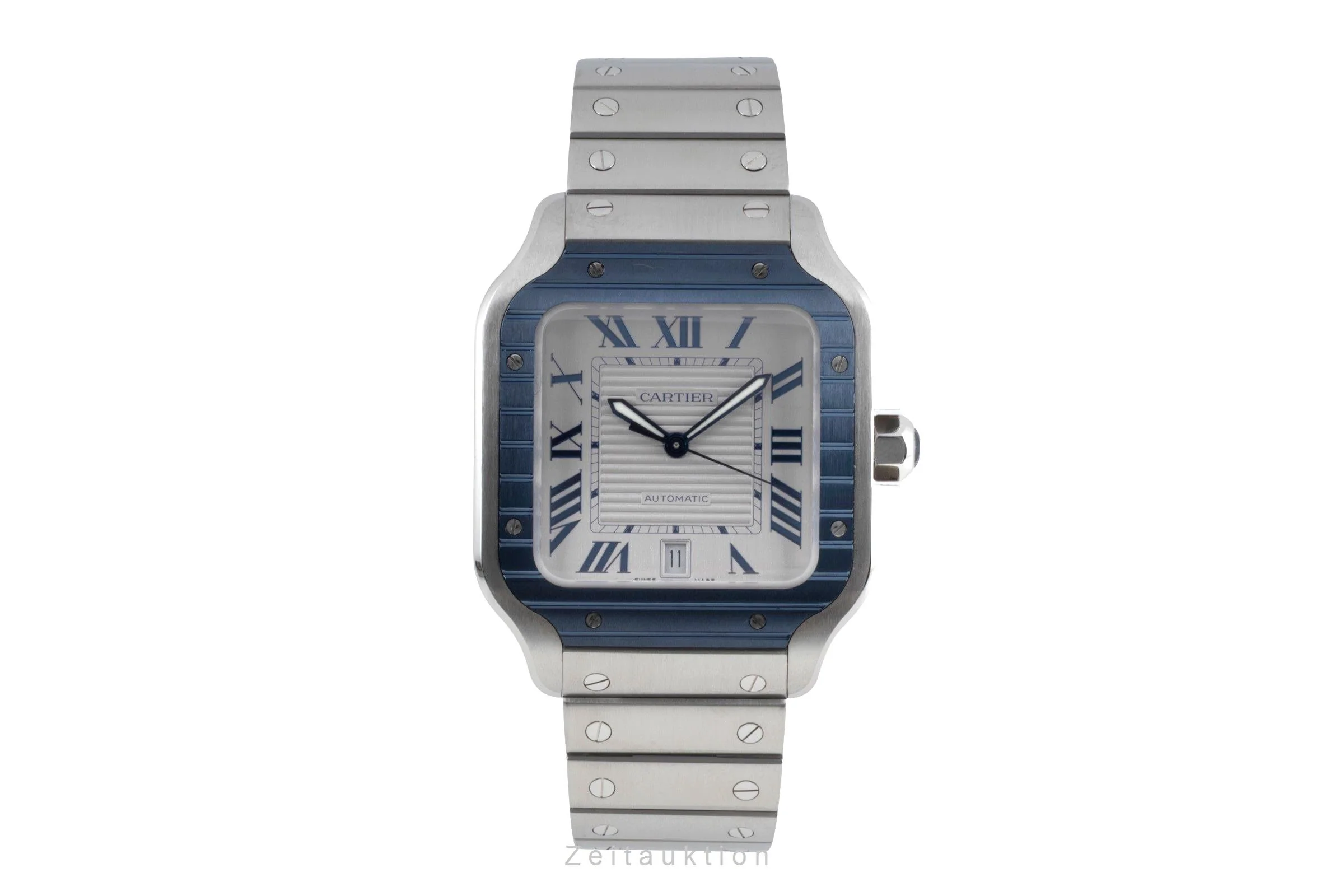 Cartier Santos steel automatic men's watch WSSA0047  [2601148] - Image 5