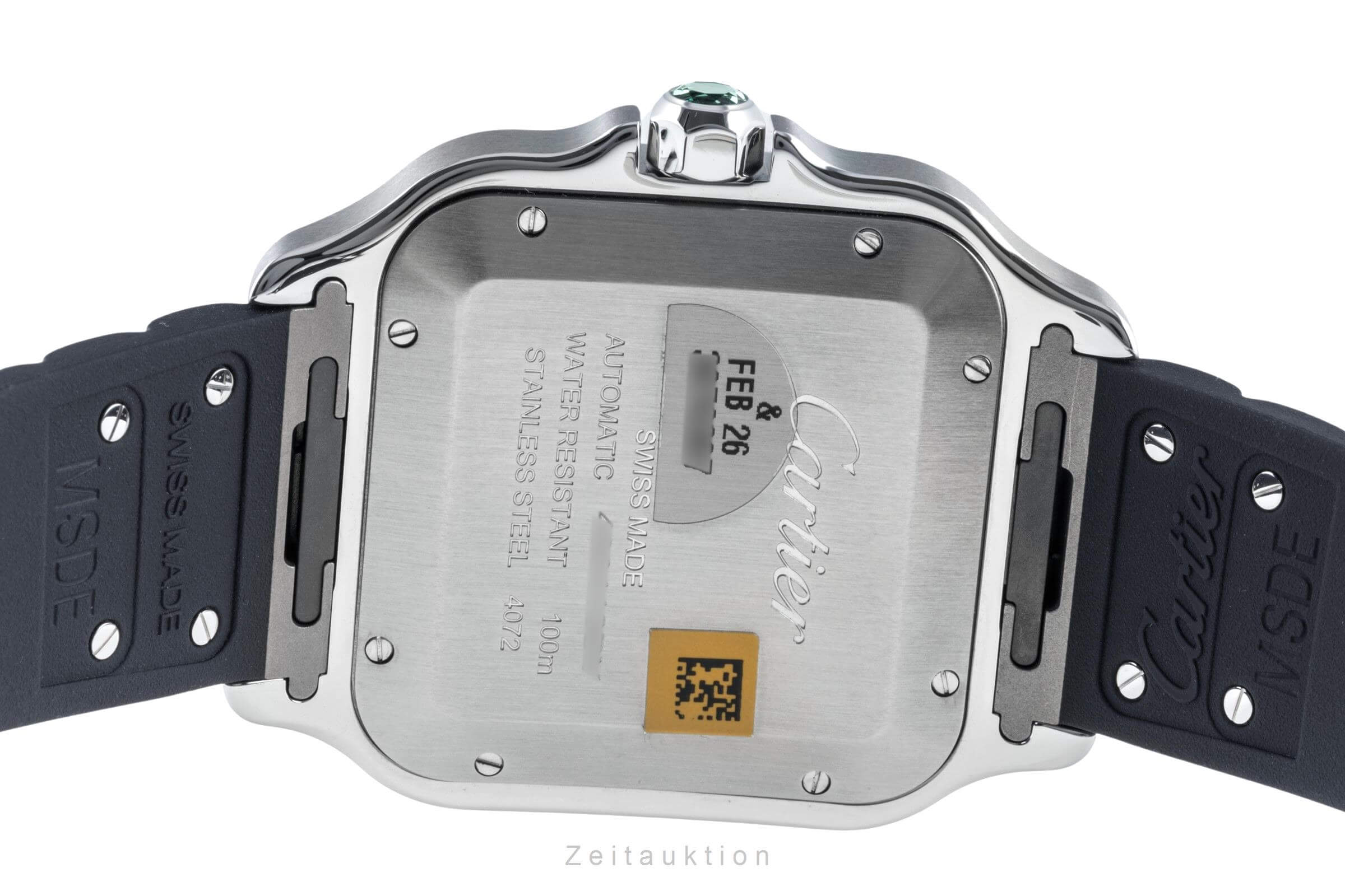 Cartier Santos steel automatic men's watch WSSA0055  [2402836] - Image 11