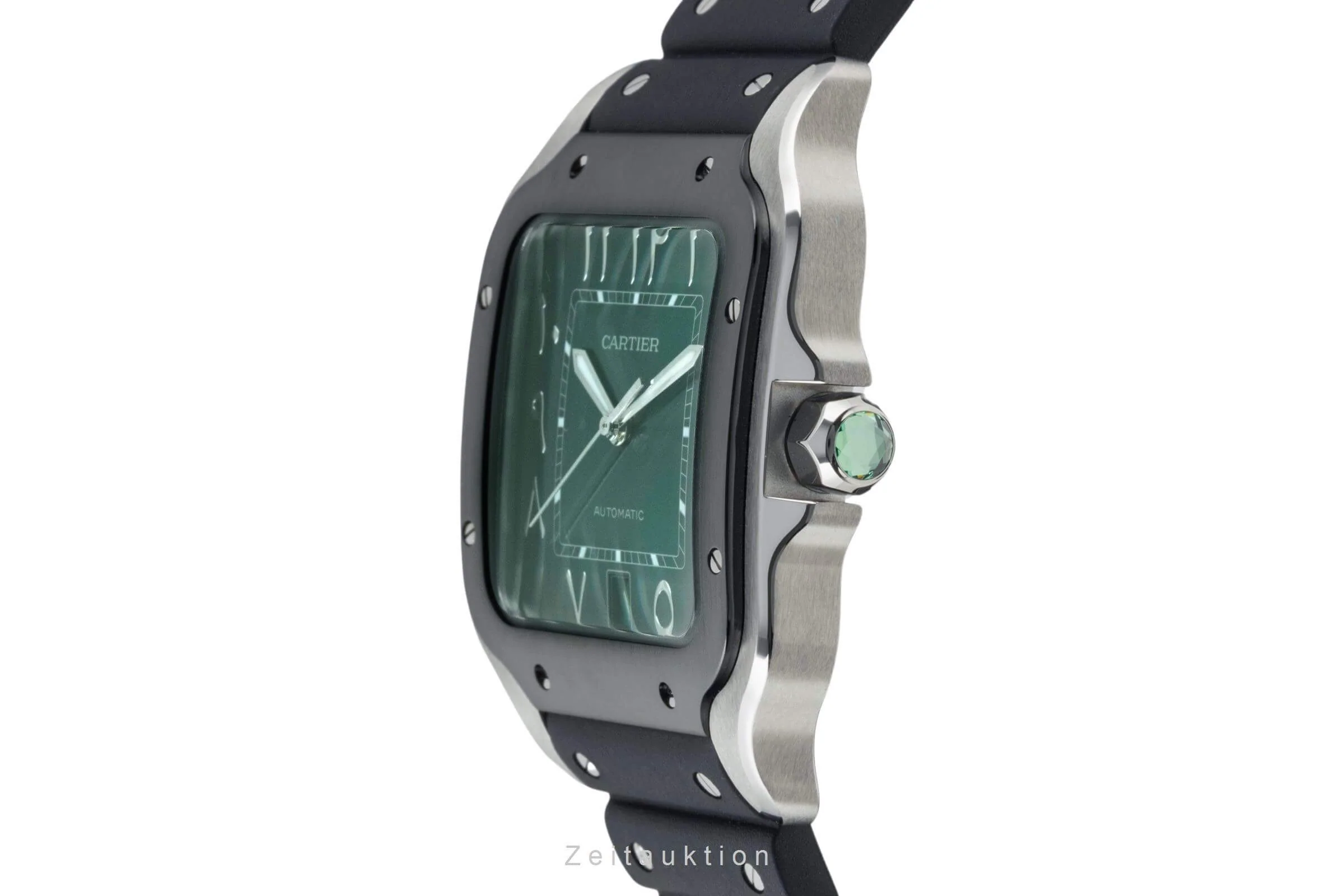 Cartier Santos steel automatic men's watch WSSA0055  [2402836] - Image 6