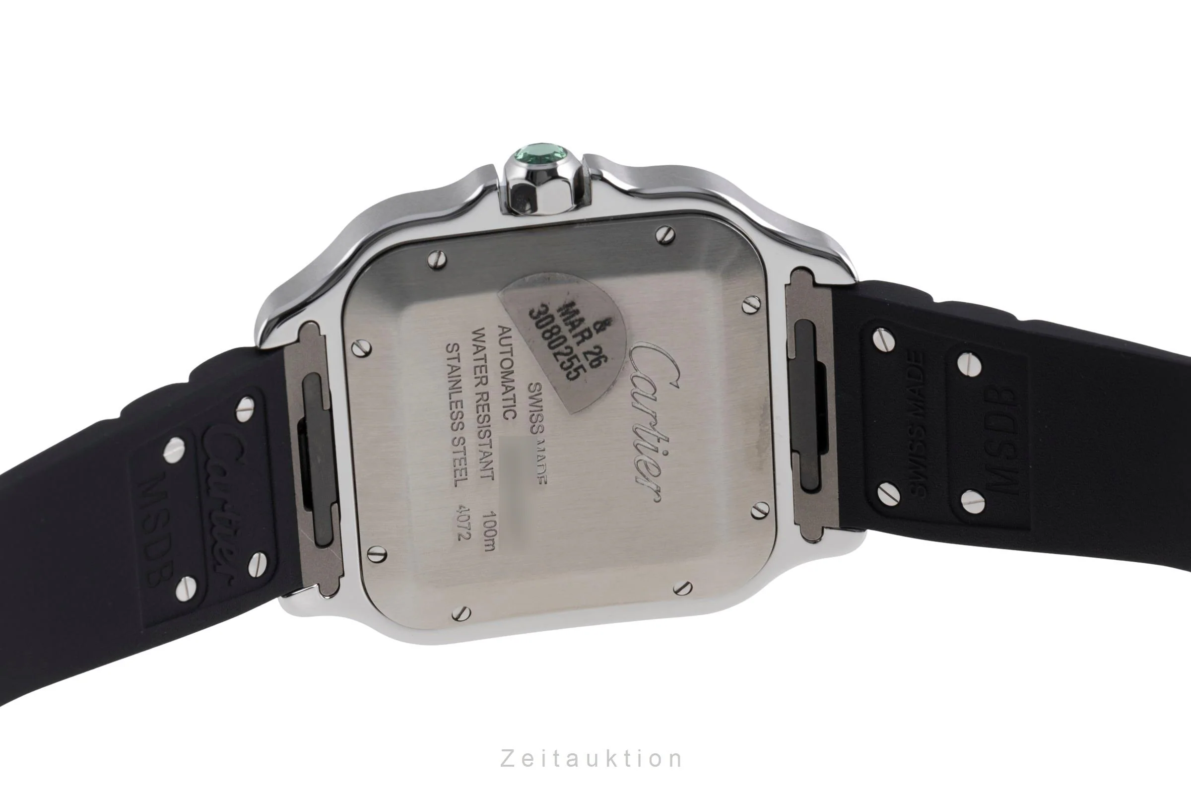 Cartier Santos steel automatic men's watch WSSA0055  [2503826] - Image 11