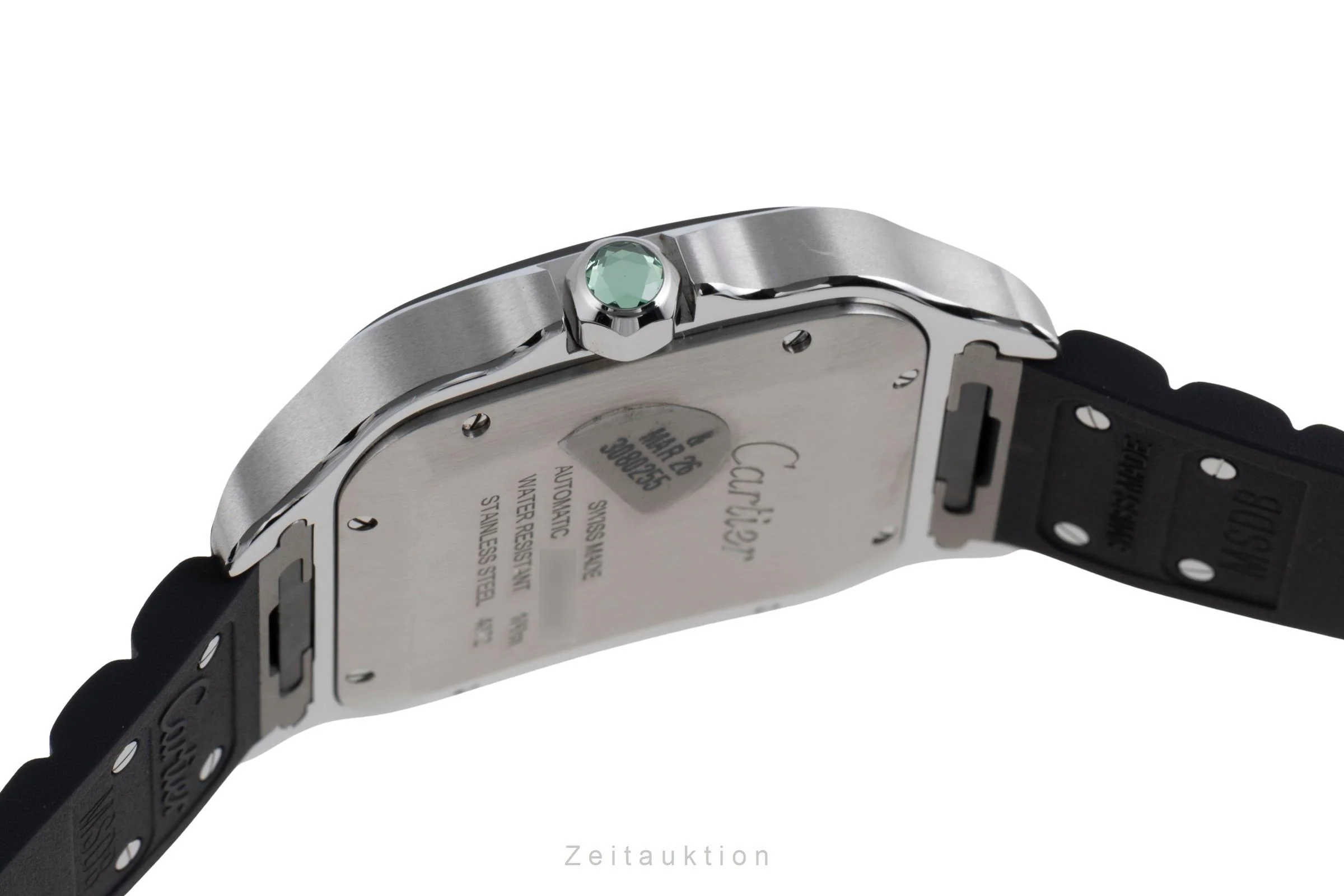 Cartier Santos steel automatic men's watch WSSA0055  [2503826] - Image 12