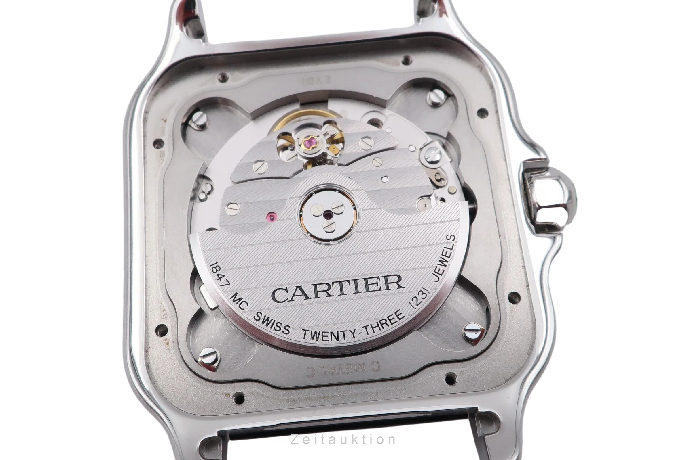 Cartier Santos steel automatic men's watch WSSA0055  [2503826] - Image 14