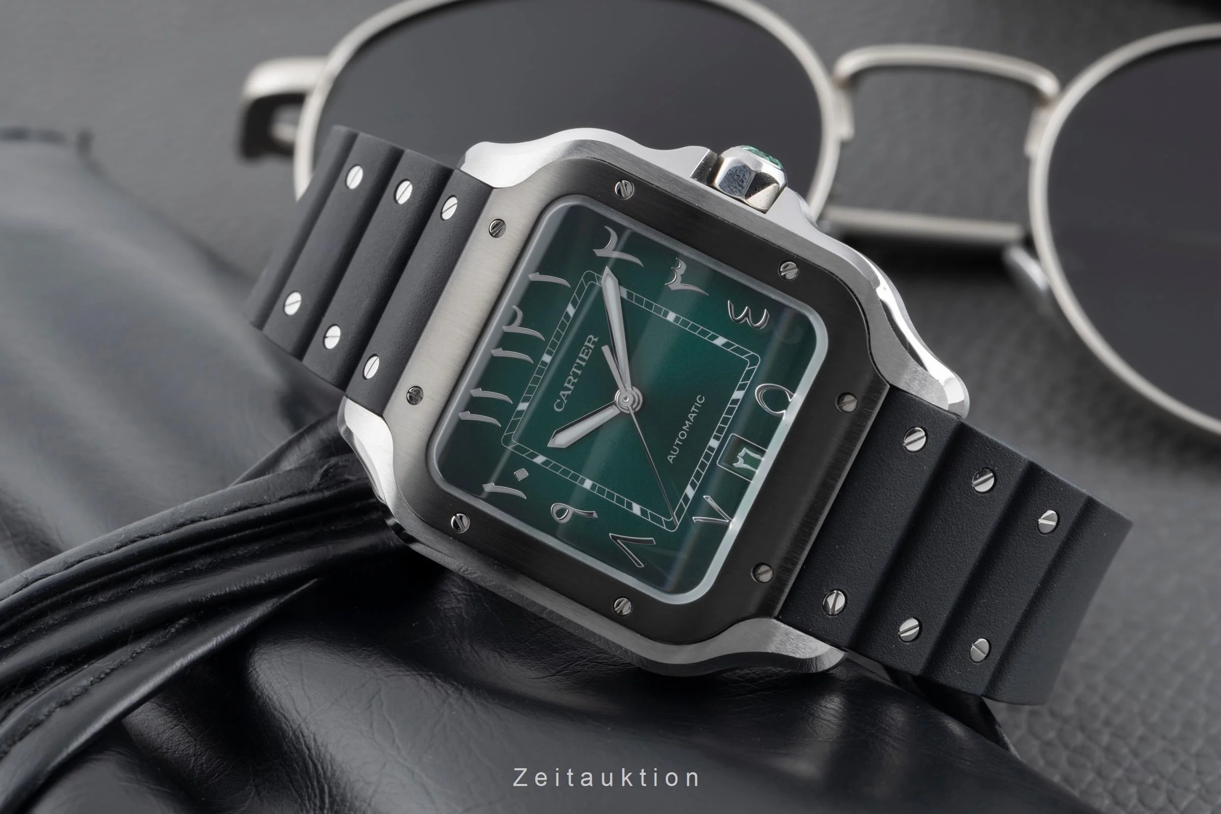 Cartier Santos steel automatic men's watch WSSA0055  [2503826] - Image 3