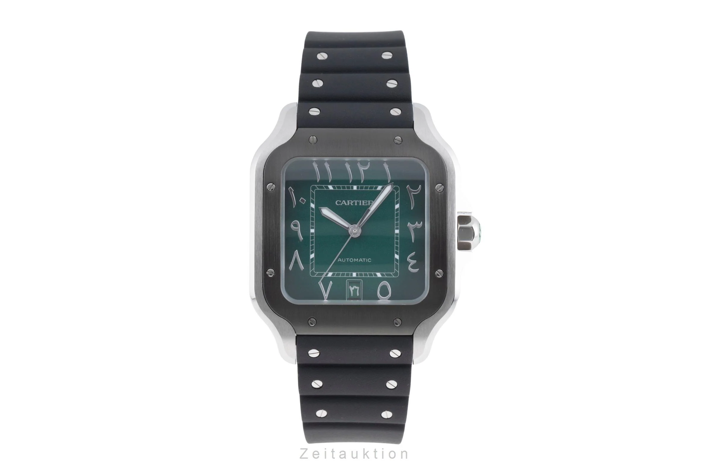 Cartier Santos steel automatic men's watch WSSA0055  [2503826] - Image 5