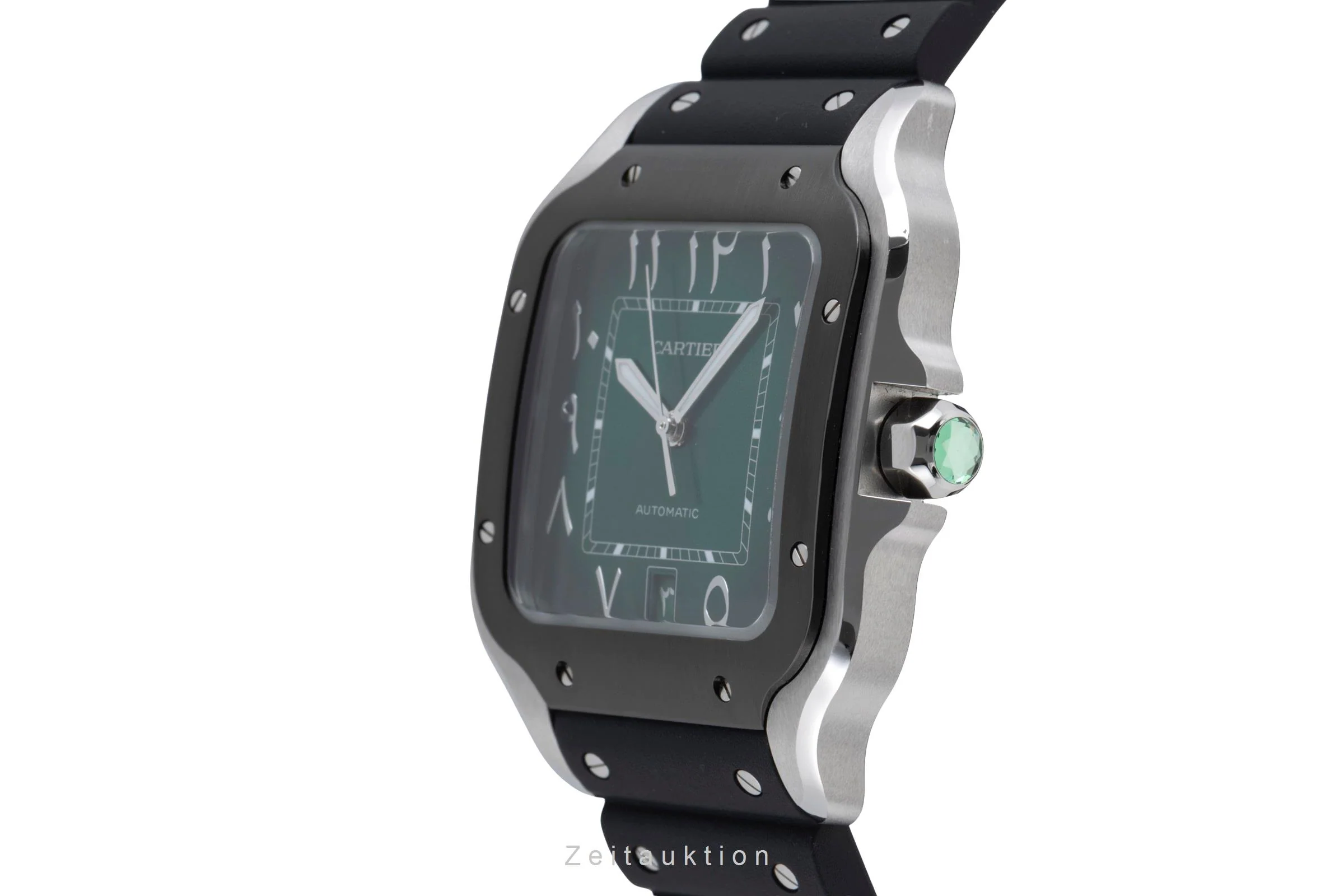Cartier Santos steel automatic men's watch WSSA0055  [2503826] - Image 7