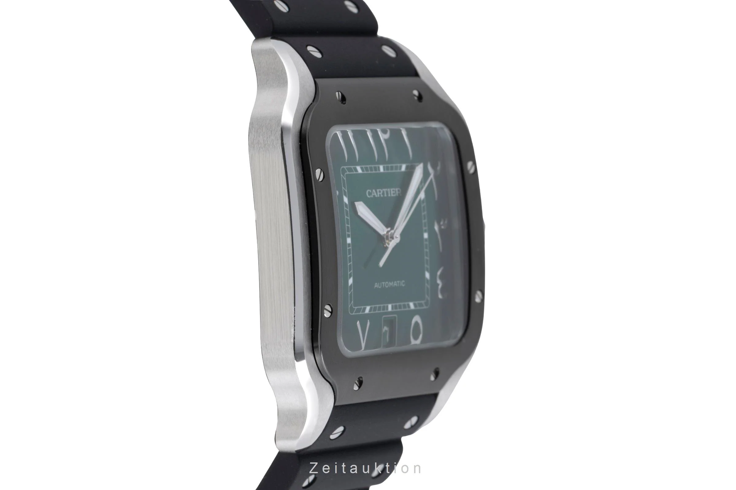Cartier Santos steel automatic men's watch WSSA0055  [2503826] - Image 8