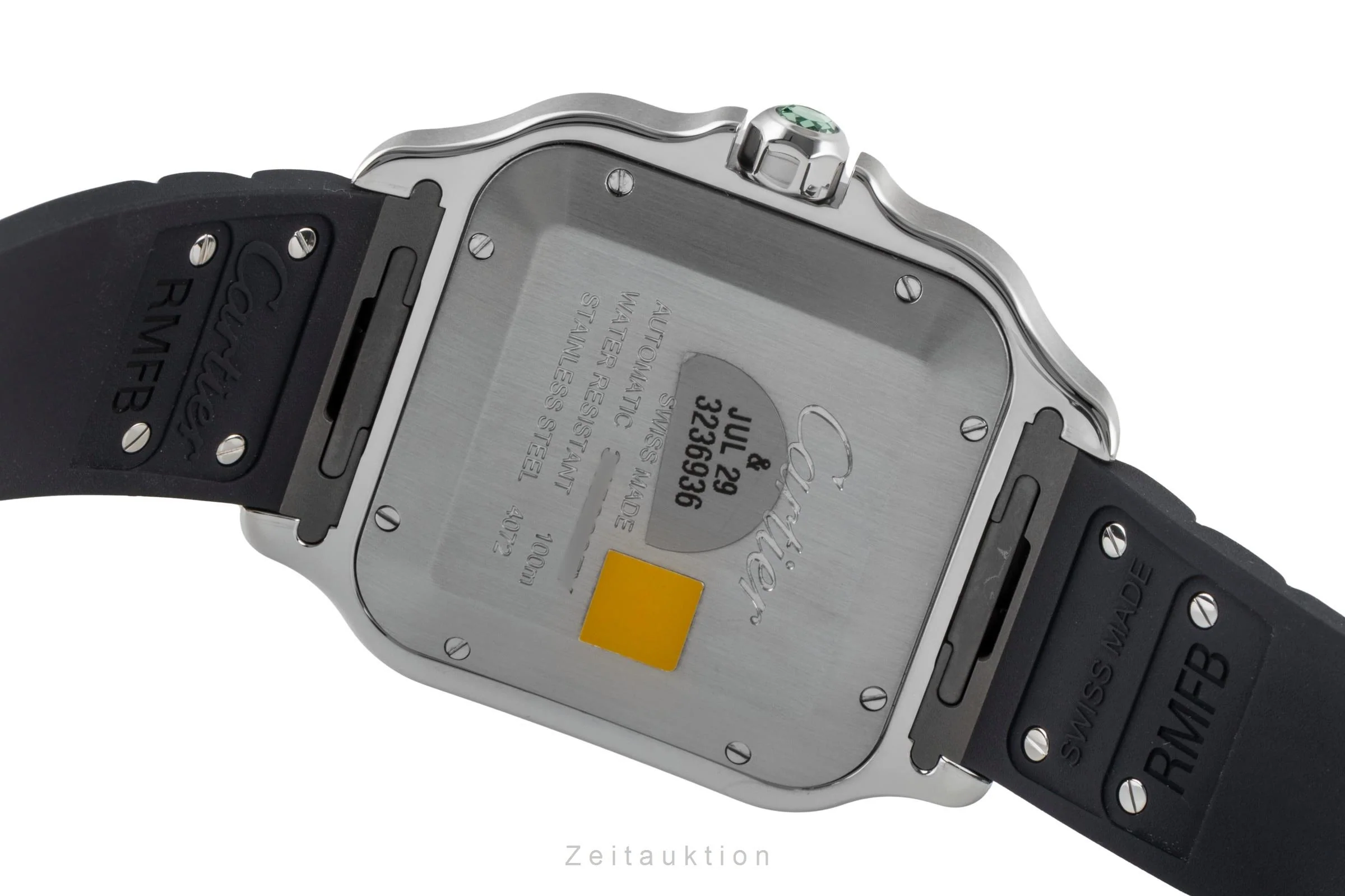 Cartier Santos steel automatic men's watch WSSA0055  [2600804] - Image 13