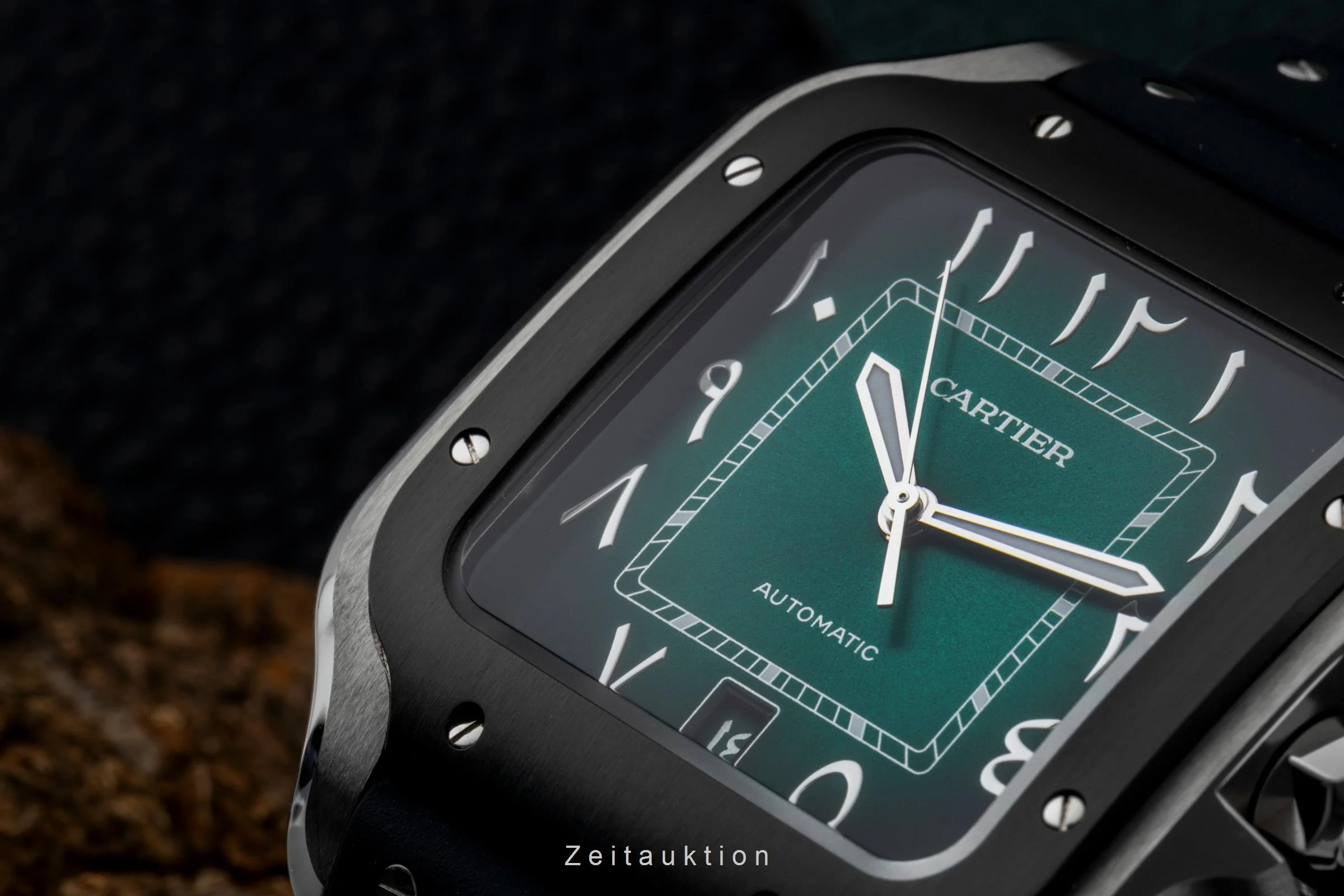 Cartier Santos steel automatic men's watch WSSA0055  [2600804] - Image 16