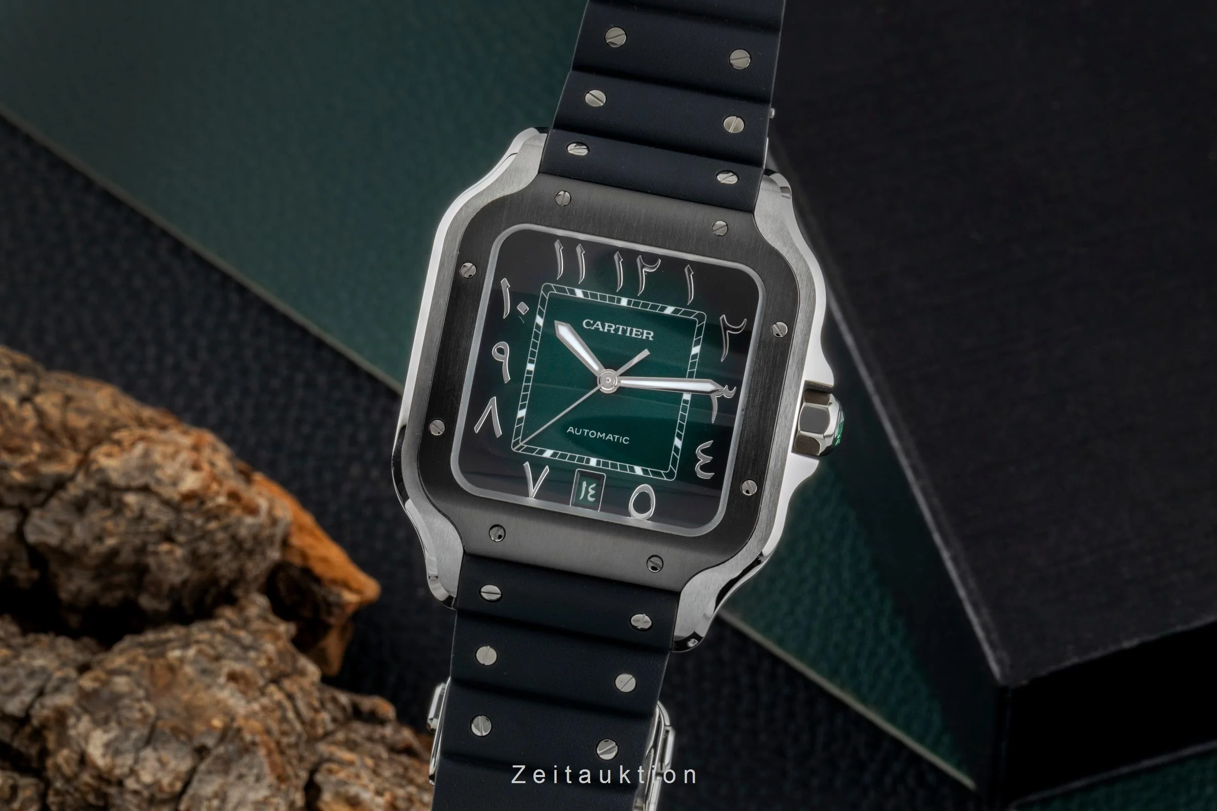 Cartier Santos steel automatic men's watch WSSA0055  [2600804] - Image 2