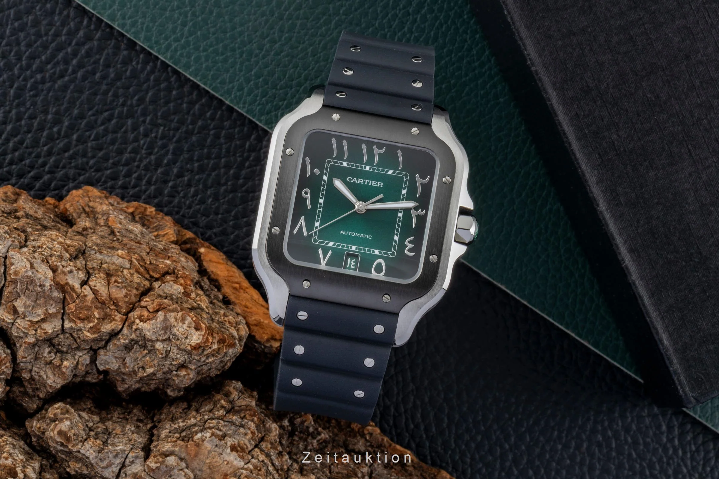 Cartier Santos steel automatic men's watch WSSA0055  [2600804] - Image 4