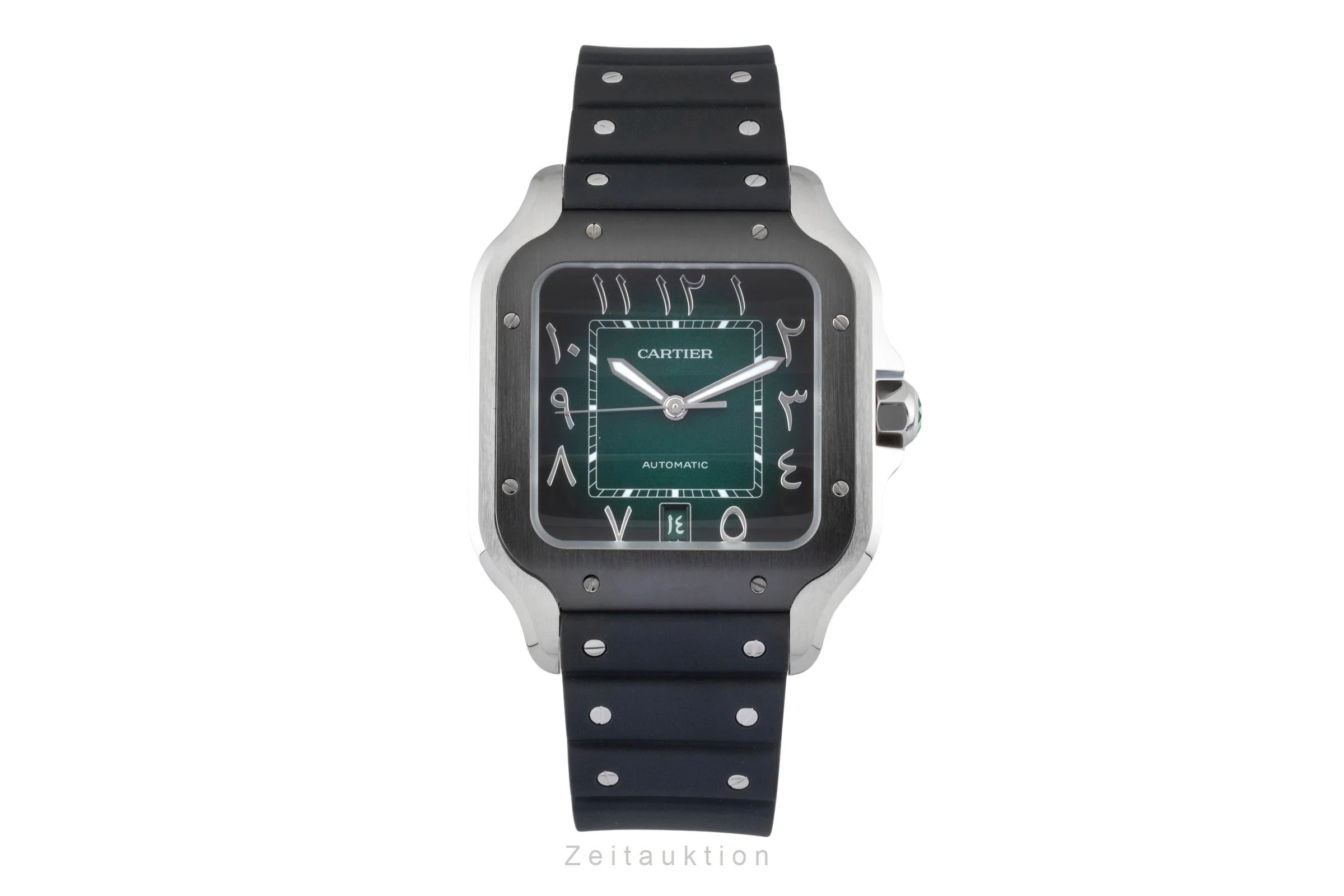 Cartier Santos steel automatic men's watch WSSA0055  [2600804] - Image 5
