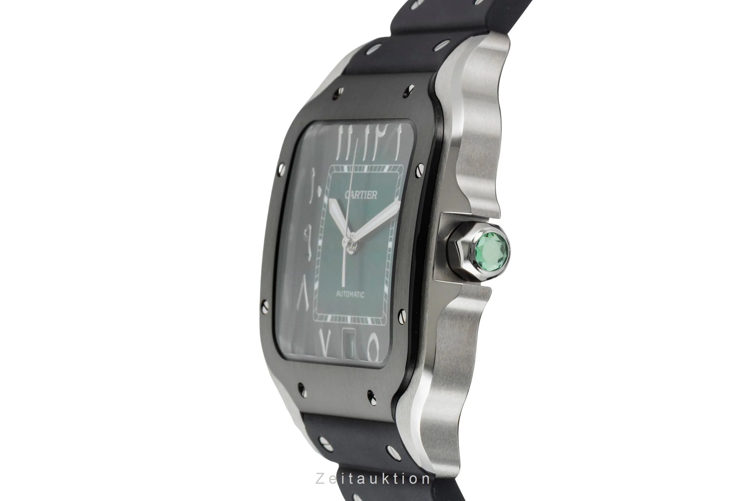 Cartier Santos steel automatic men's watch WSSA0055  [2600804] - Image 7