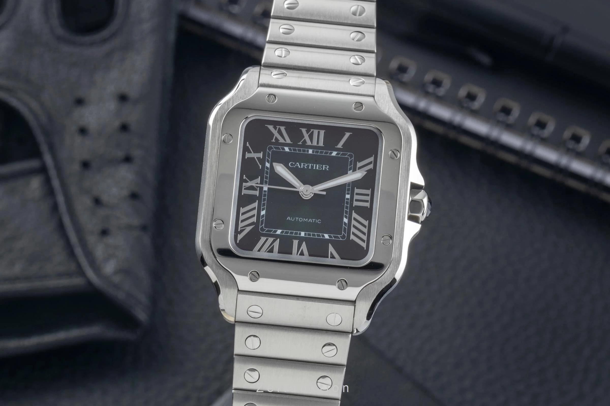 Cartier Santos steel automatic men's watch WSSA0061 LP: 7600EUR  [2501281] - Image 2