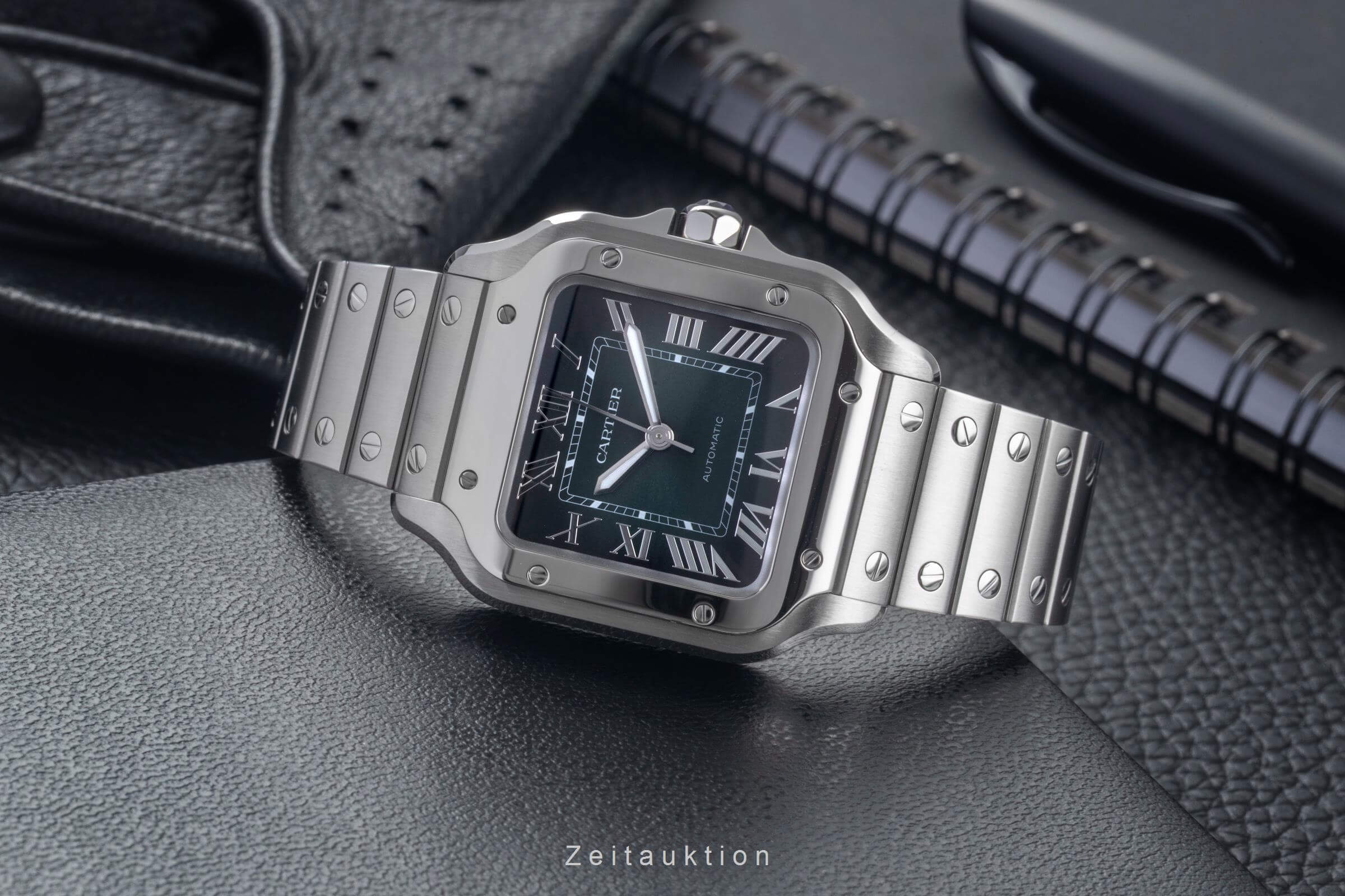 Cartier Santos steel automatic men's watch WSSA0061 LP: 7600EUR  [2501281] - Image 3
