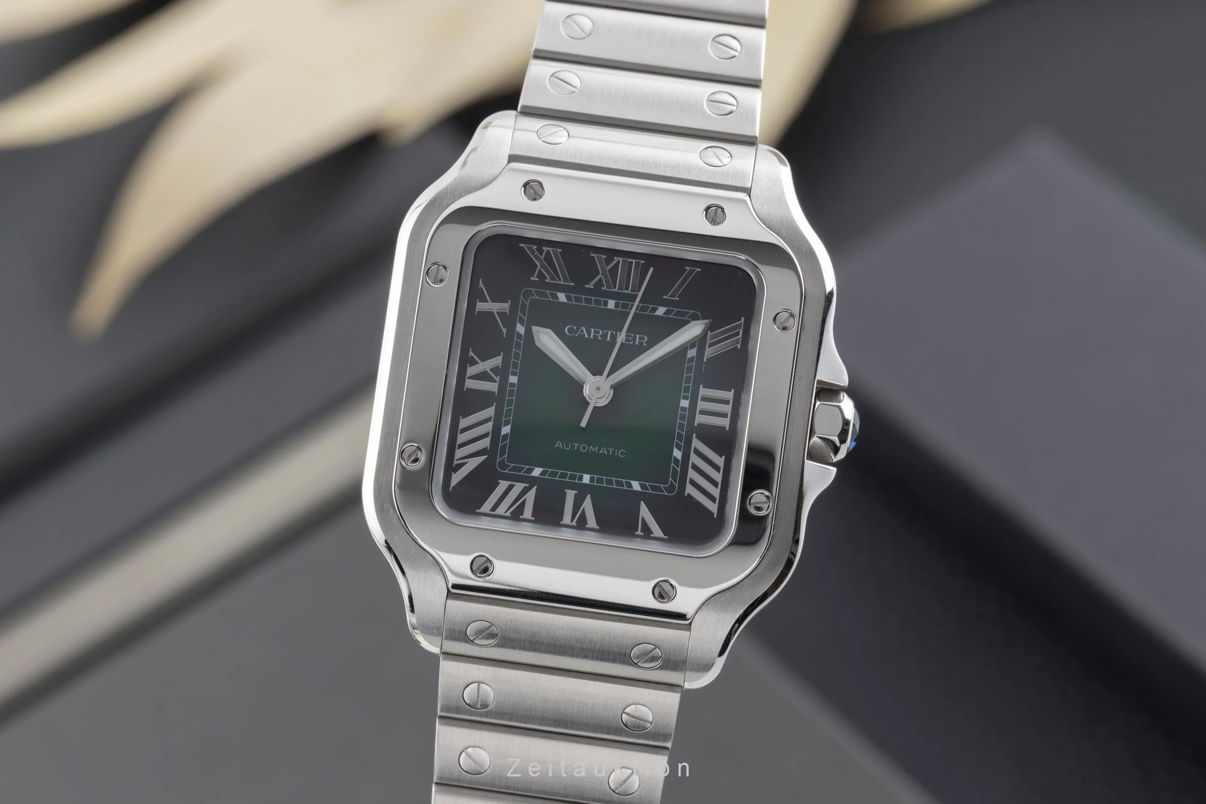 Cartier Santos steel automatic men's watch WSSA0061 LP: 8050EUR  [2503183] - Image 2