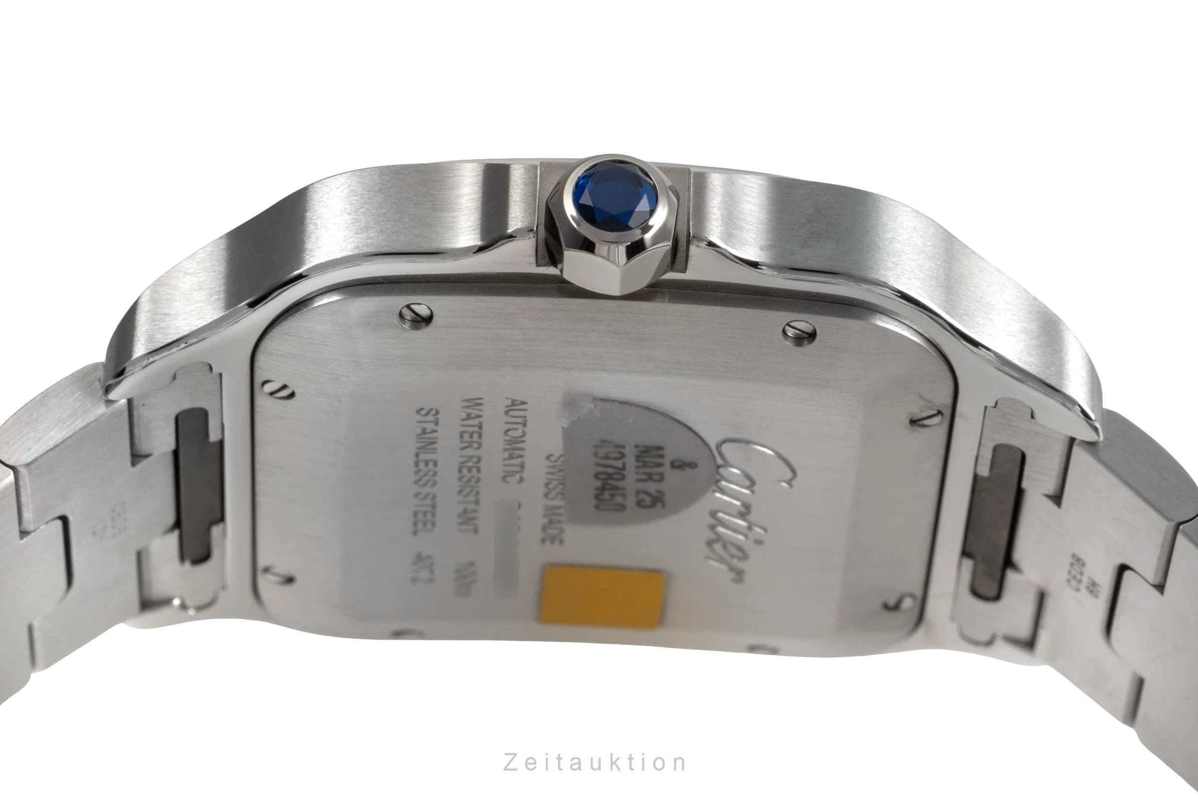 Cartier Santos steel automatic men's watch WSSA0062 LP: 8850EUR  [2504230] - Image 12