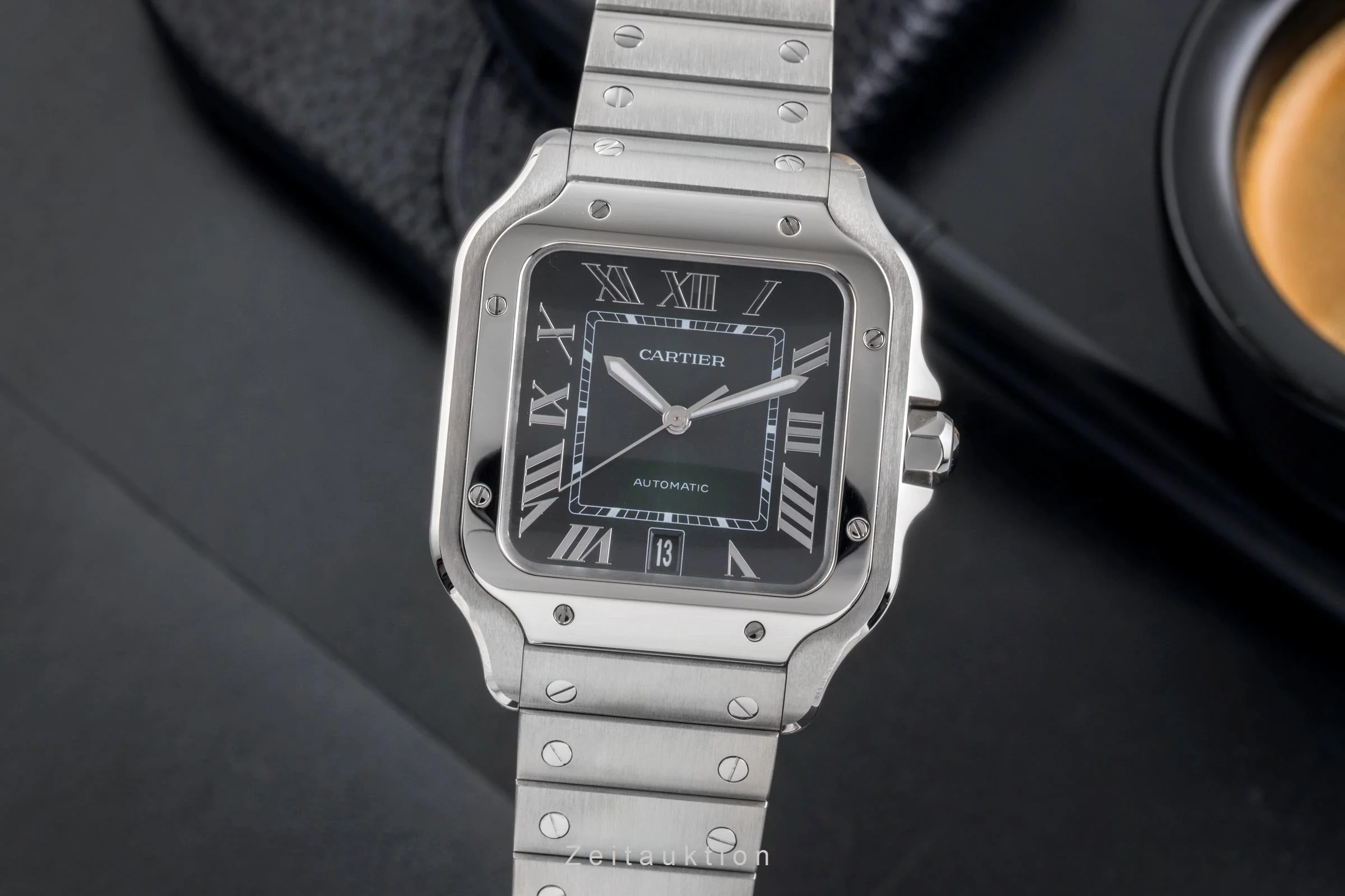 Cartier Santos steel automatic men's watch WSSA0062 LP: 8850EUR  [2504230] - Image 2