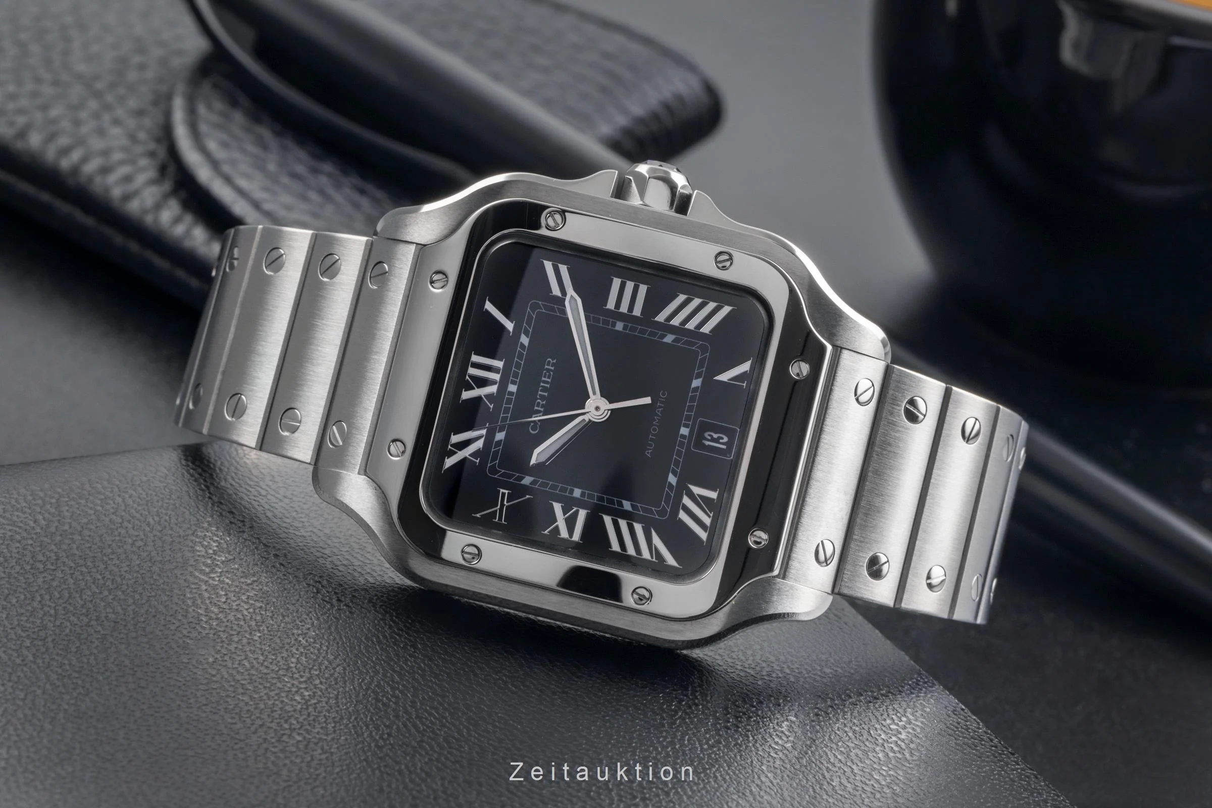 Cartier Santos steel automatic men's watch WSSA0062 LP: 8850EUR  [2504230] - Image 3