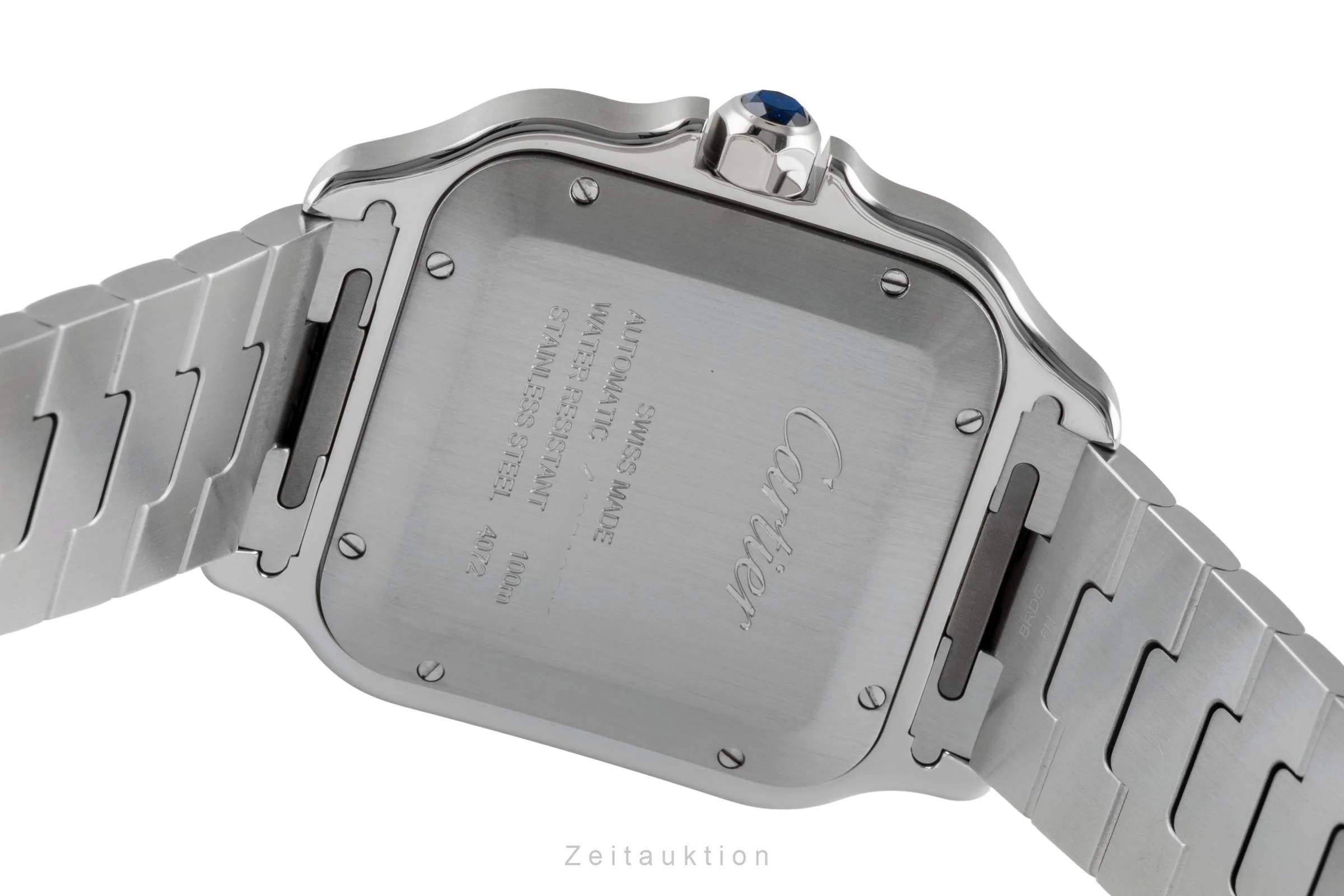 Cartier Santos steel automatic men's watch  WSSA0062 LP: 8850EUR  [2506924] - Image 13