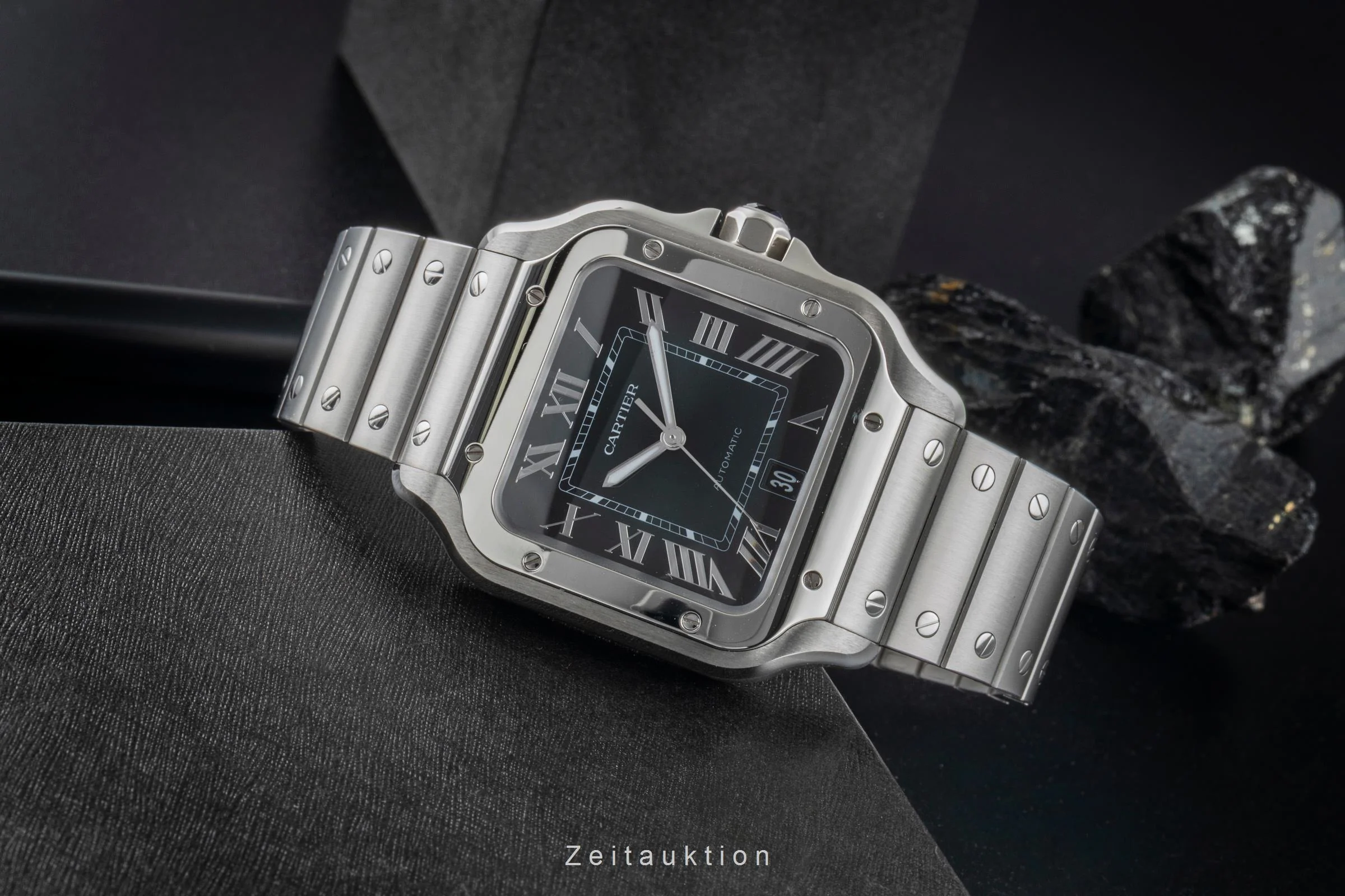 Cartier Santos steel automatic men's watch  WSSA0062 LP: 8850EUR  [2506924] - Image 3