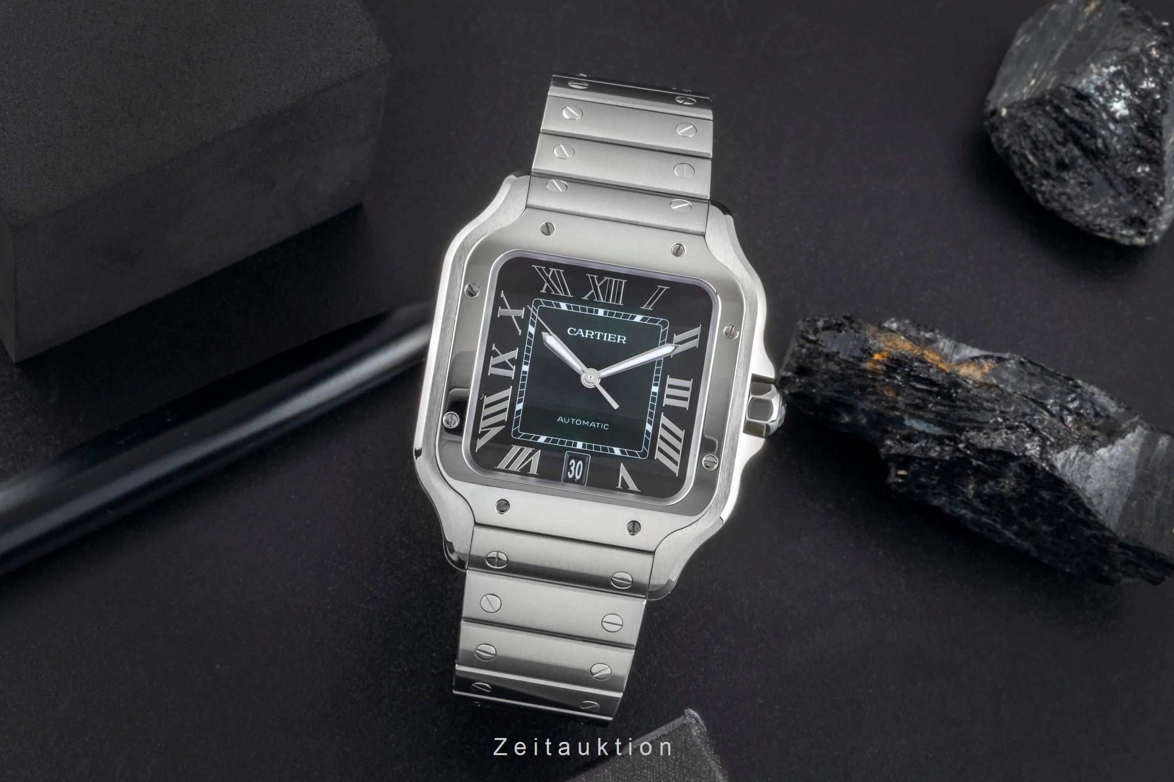 Cartier Santos steel automatic men's watch  WSSA0062 LP: 8850EUR  [2506924] - Image 4