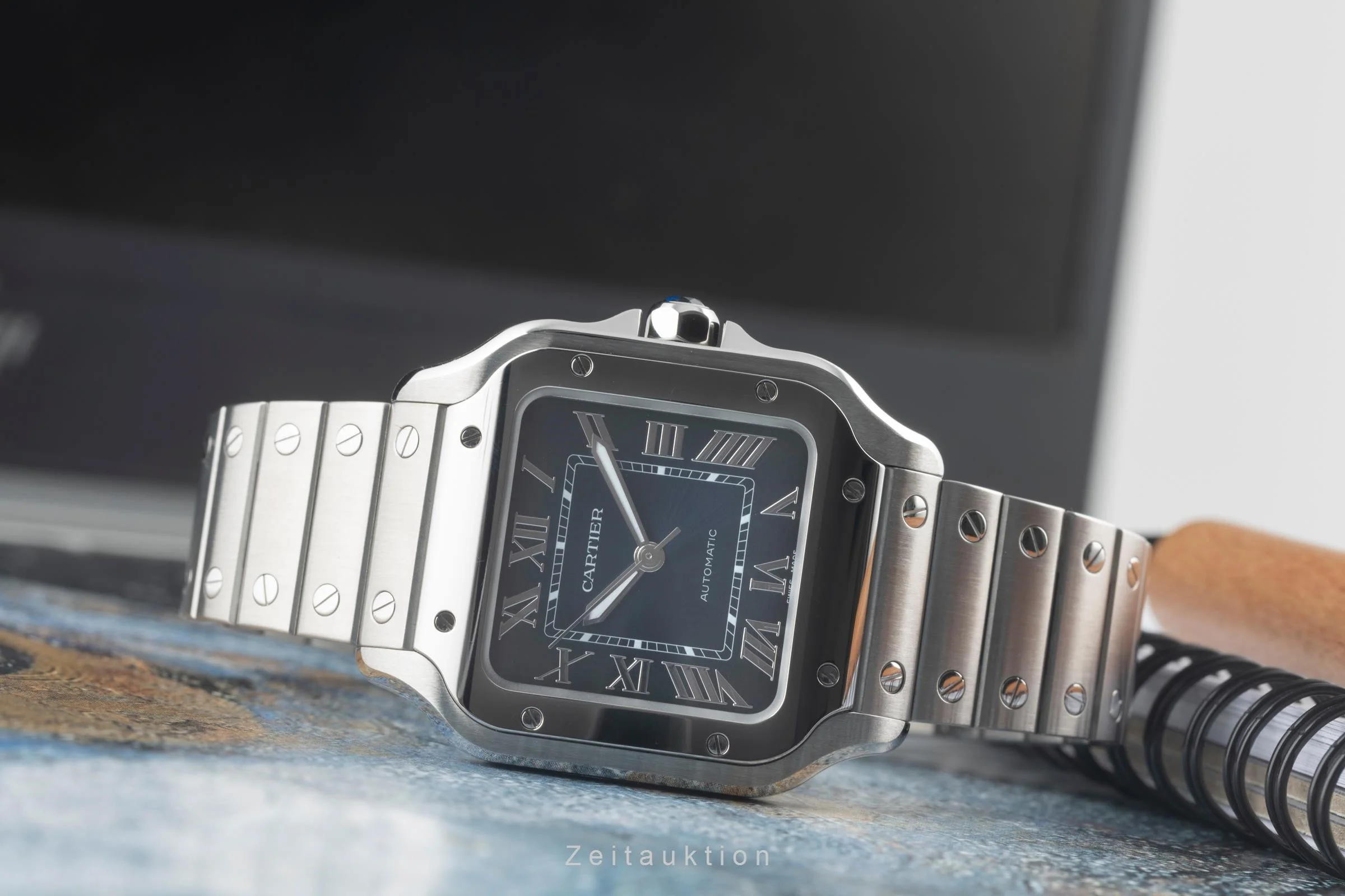 Cartier Santos steel automatic men's watch WSSA0063, 4075 LP: 7600EUR  [2400829] - Image 3