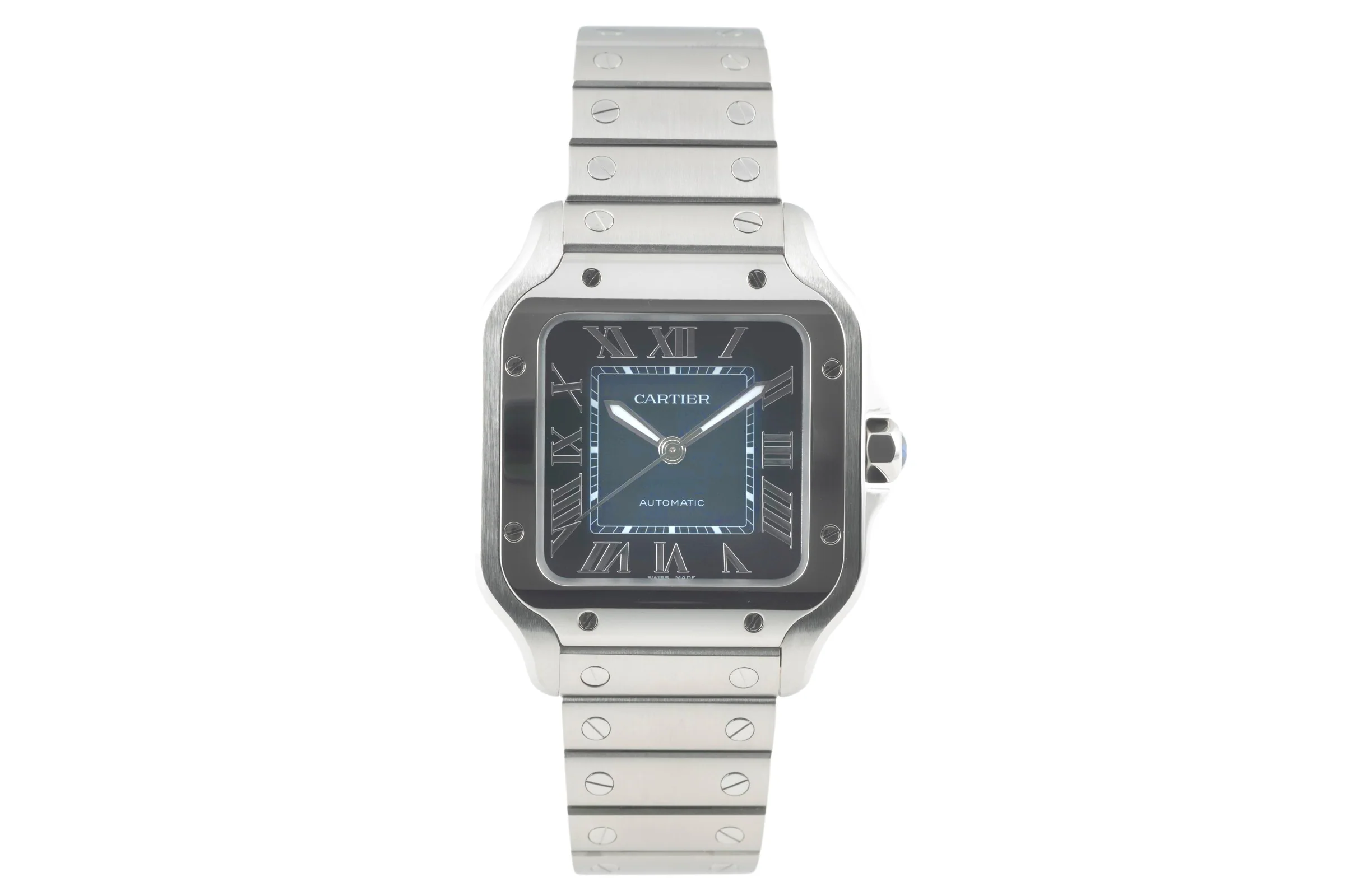 Cartier Santos steel automatic men's watch WSSA0063, 4075 LP: 7600EUR  [2400829] - Image 4