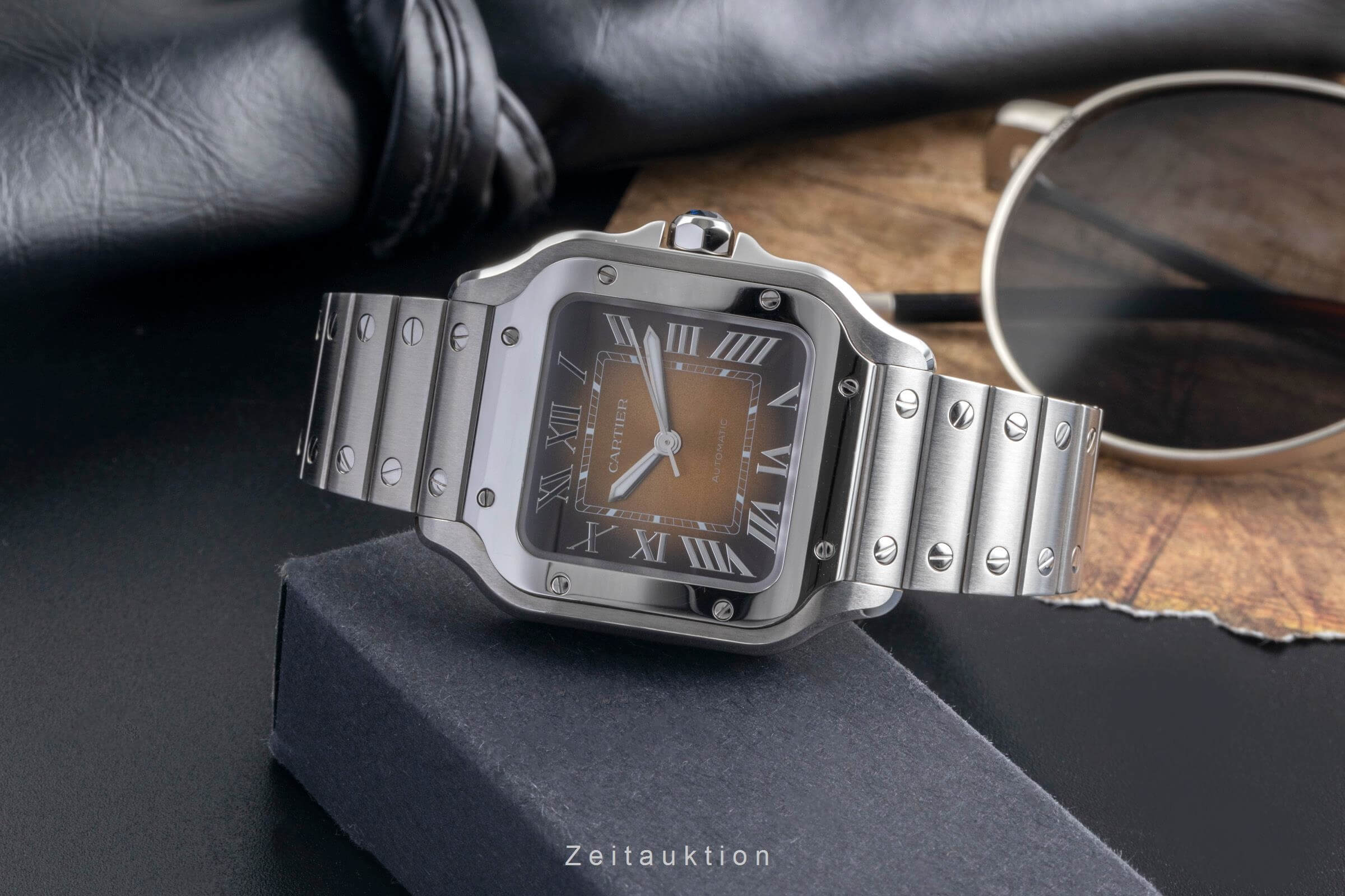 Cartier Santos steel automatic men's watch WSSA0065 LP: 7600EUR  [2406604] - Image 2