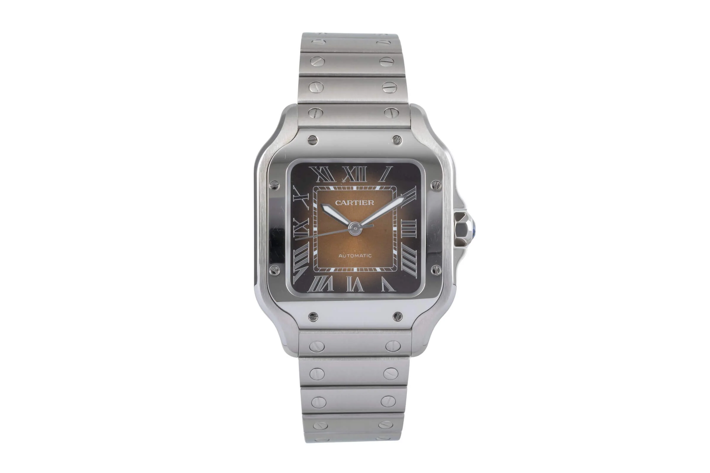 Cartier Santos steel automatic men's watch WSSA0065 LP: 7600EUR  [2406604] - Image 4
