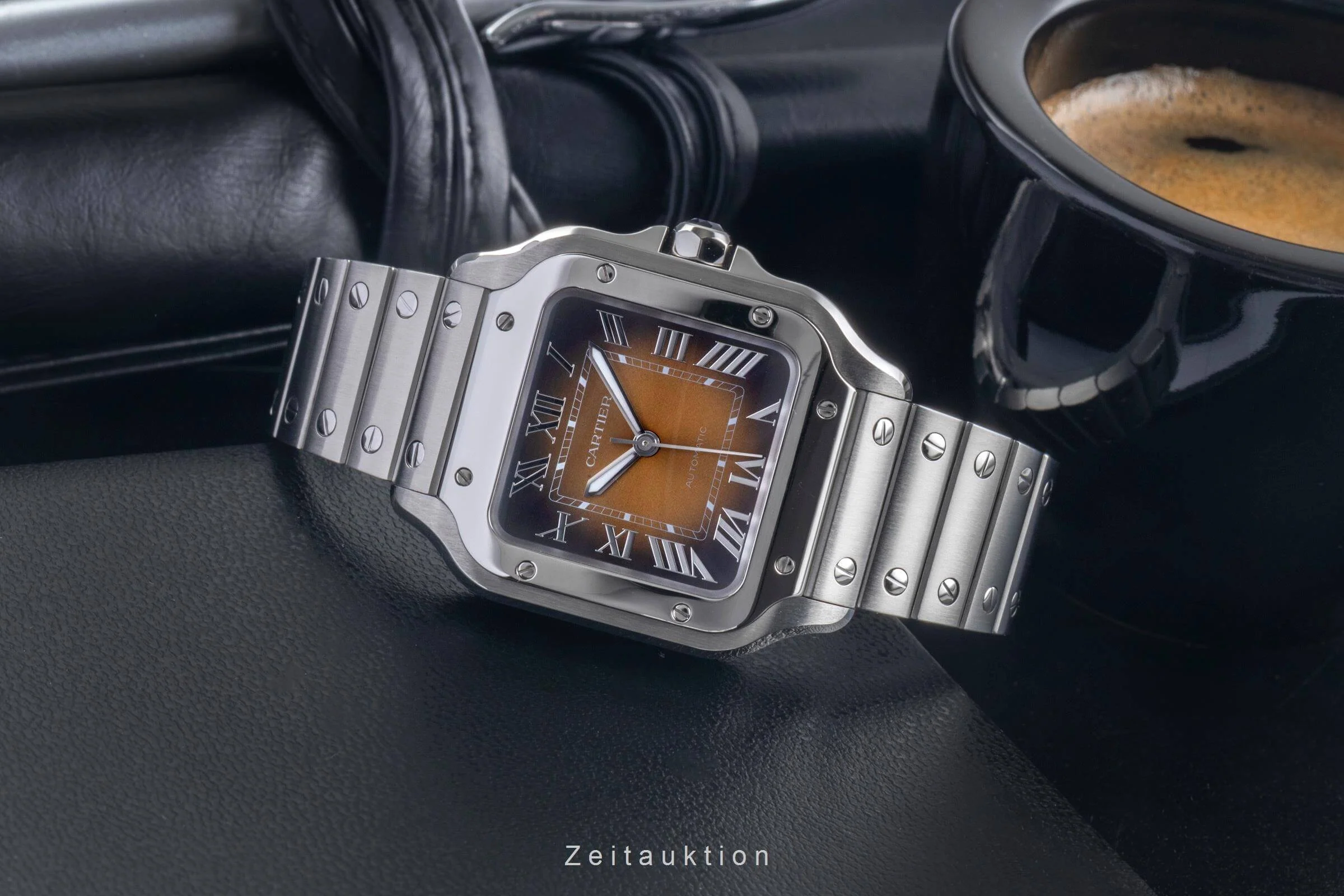 Cartier Santos steel automatic men's watch WSSA0065 LP: 7600EUR  [2500948] - Image 3