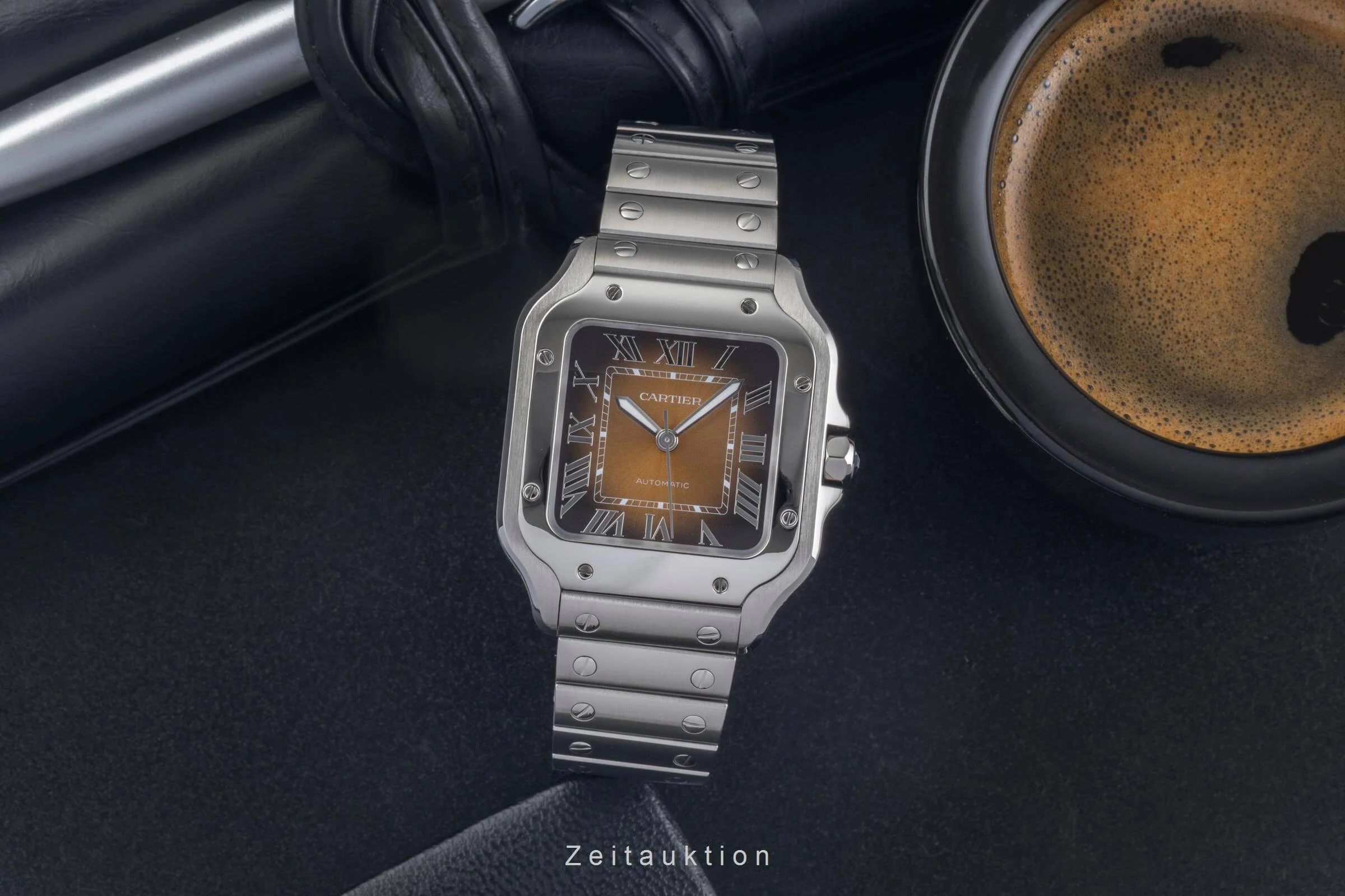 Cartier Santos steel automatic men's watch WSSA0065 LP: 7600EUR  [2500948] - Image 4