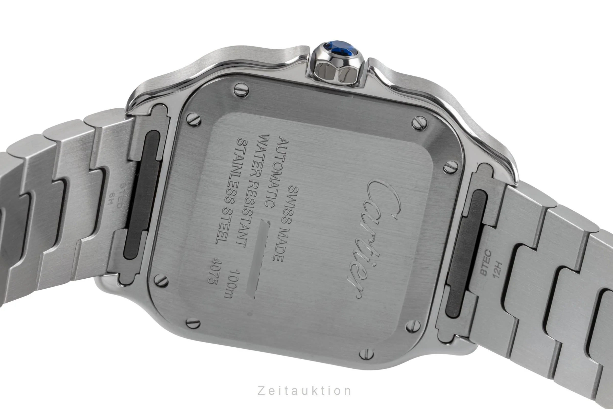 Cartier Santos steel automatic men's watch WSSA0065 LP: 8850EUR  [2503307] - Image 12
