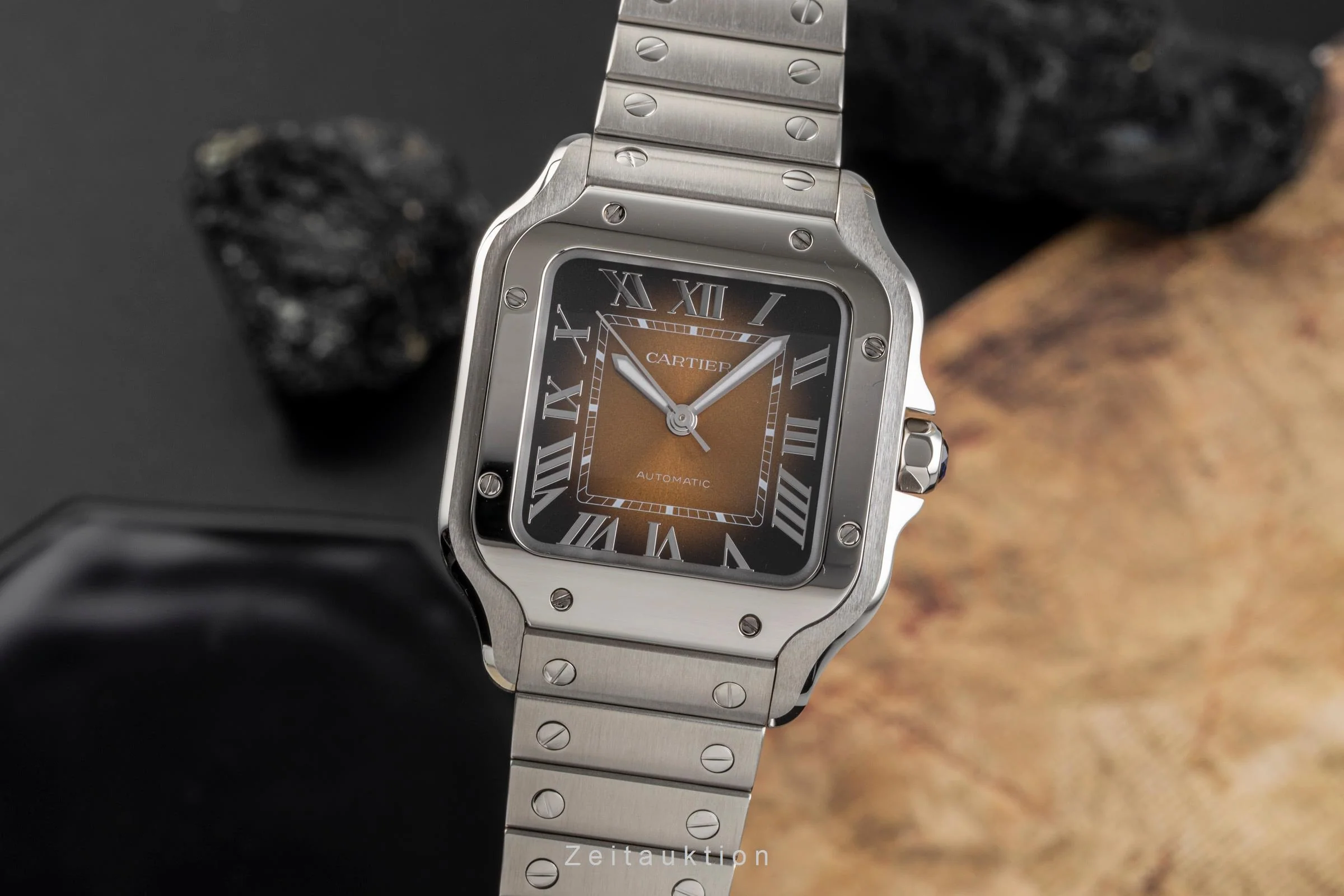 Cartier Santos steel automatic men's watch WSSA0065 LP: 8850EUR  [2503307] - Image 2