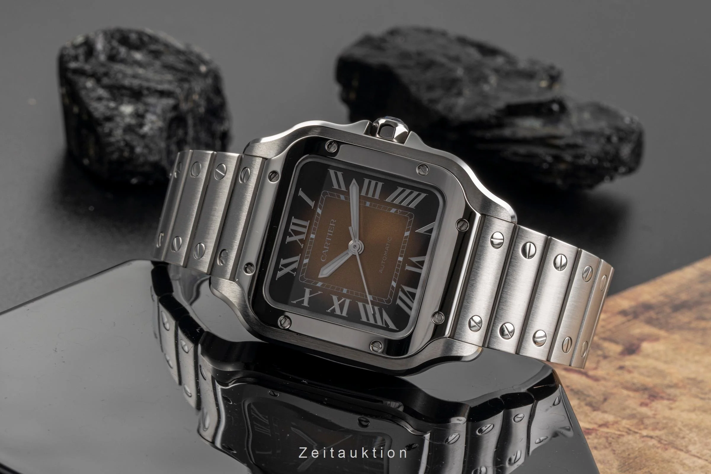 Cartier Santos steel automatic men's watch WSSA0065 LP: 8850EUR  [2503307] - Image 3