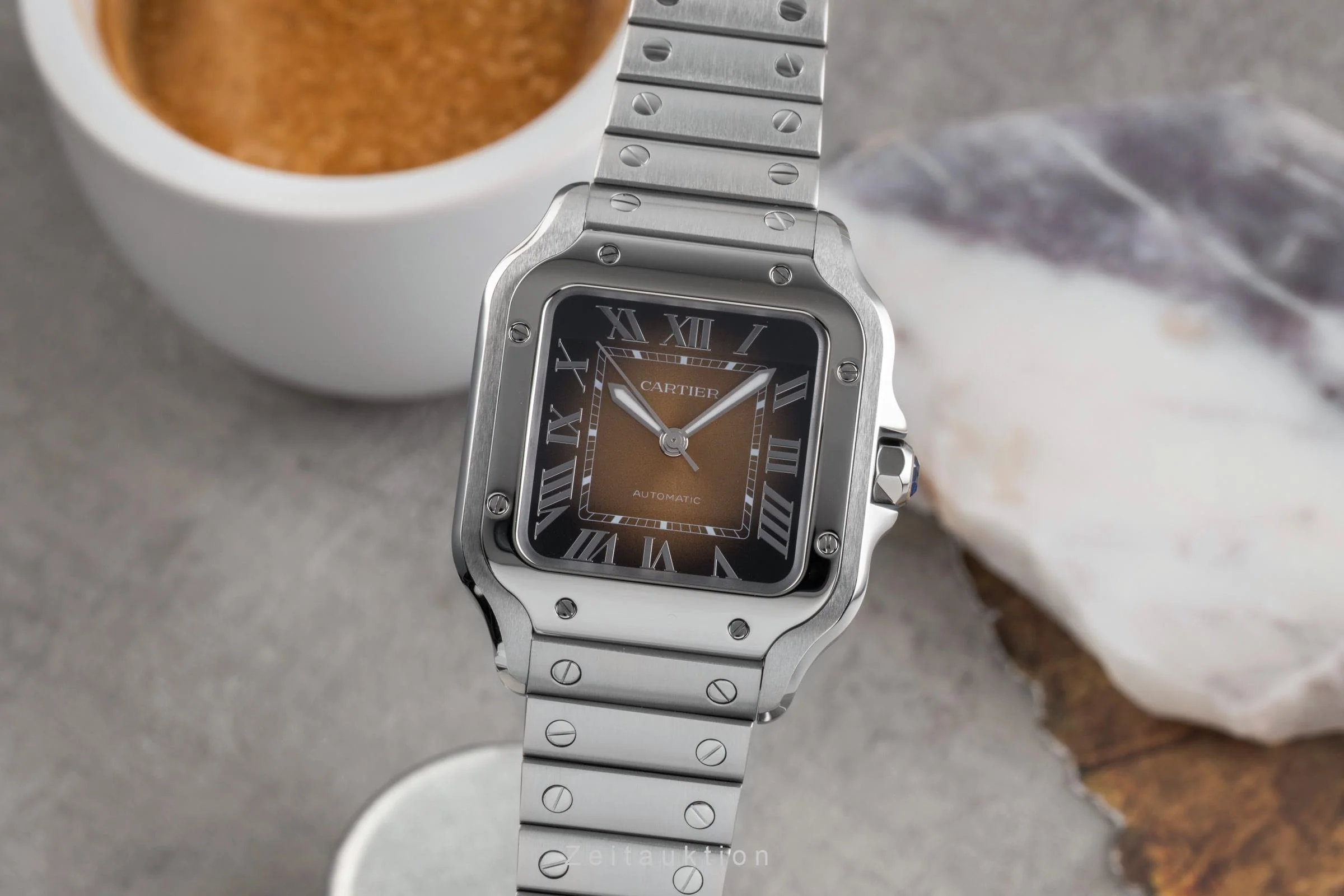 Cartier Santos steel automatic men's watch WSSA0065 LP: 8850EUR  [2503516] - Image 2
