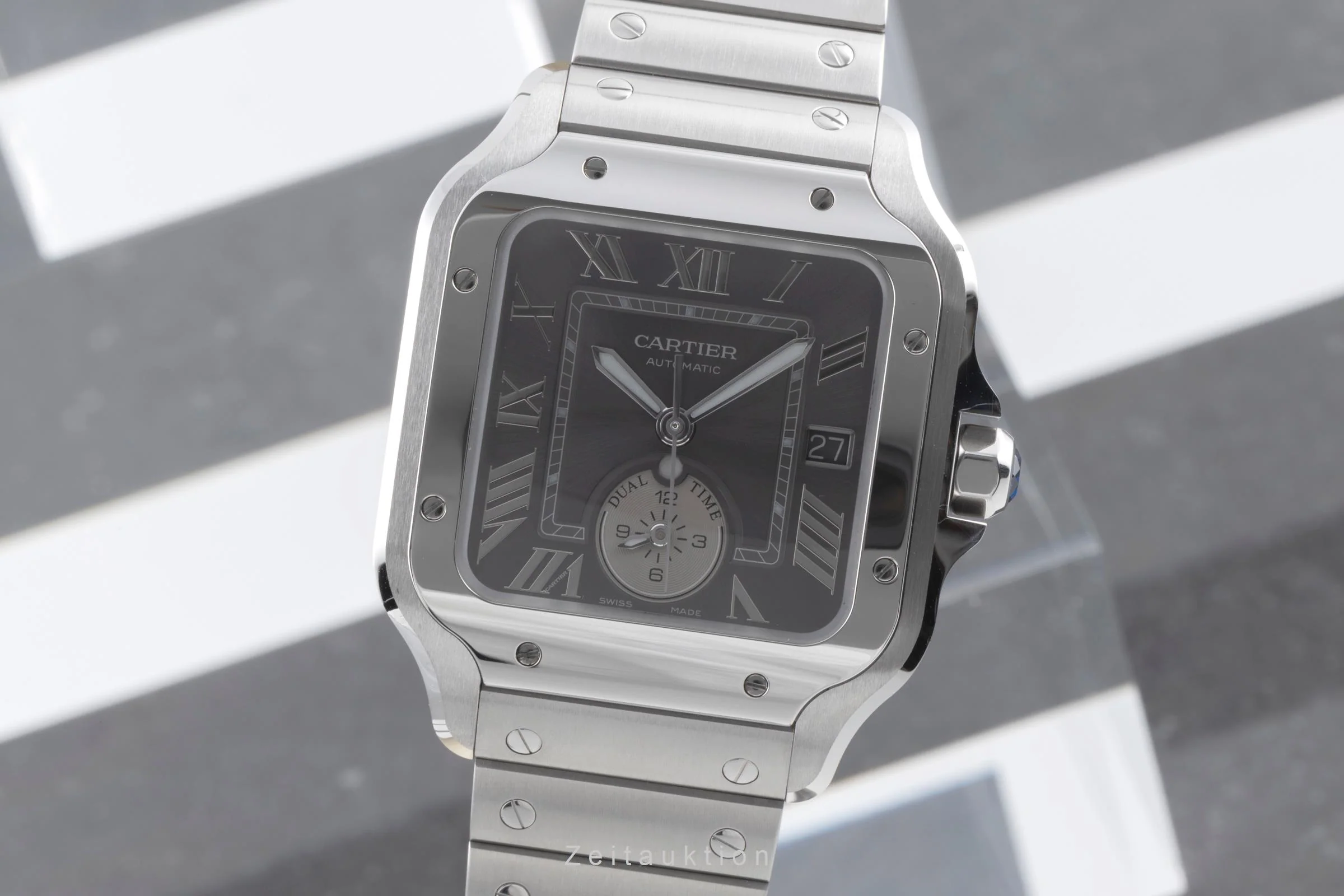 Cartier Santos steel automatic men's watch WSSA0076 LP: 10500EUR  [2504723] - Image 2