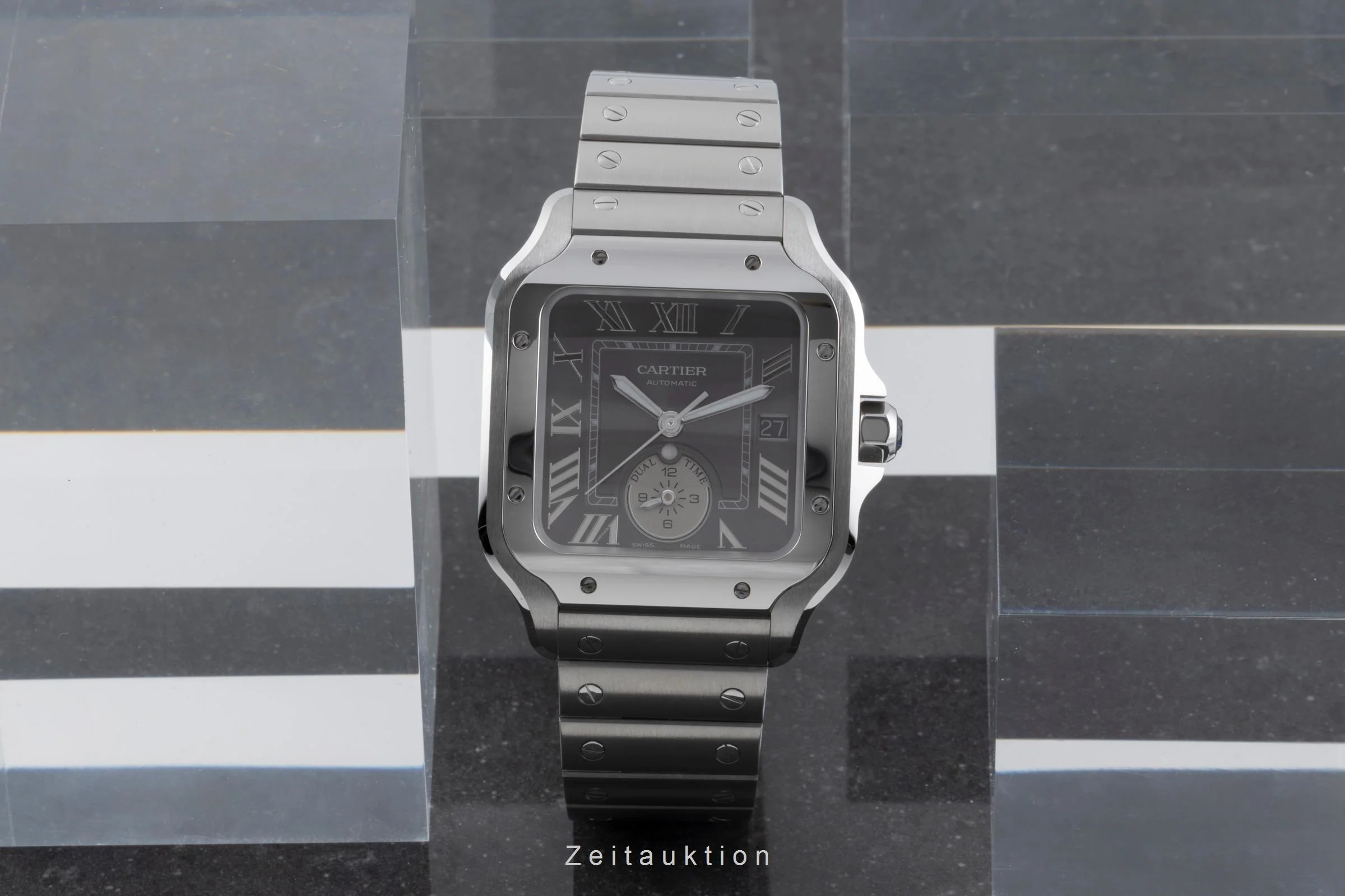 Cartier Santos steel automatic men's watch WSSA0076 LP: 10500EUR  [2504723] - Image 4