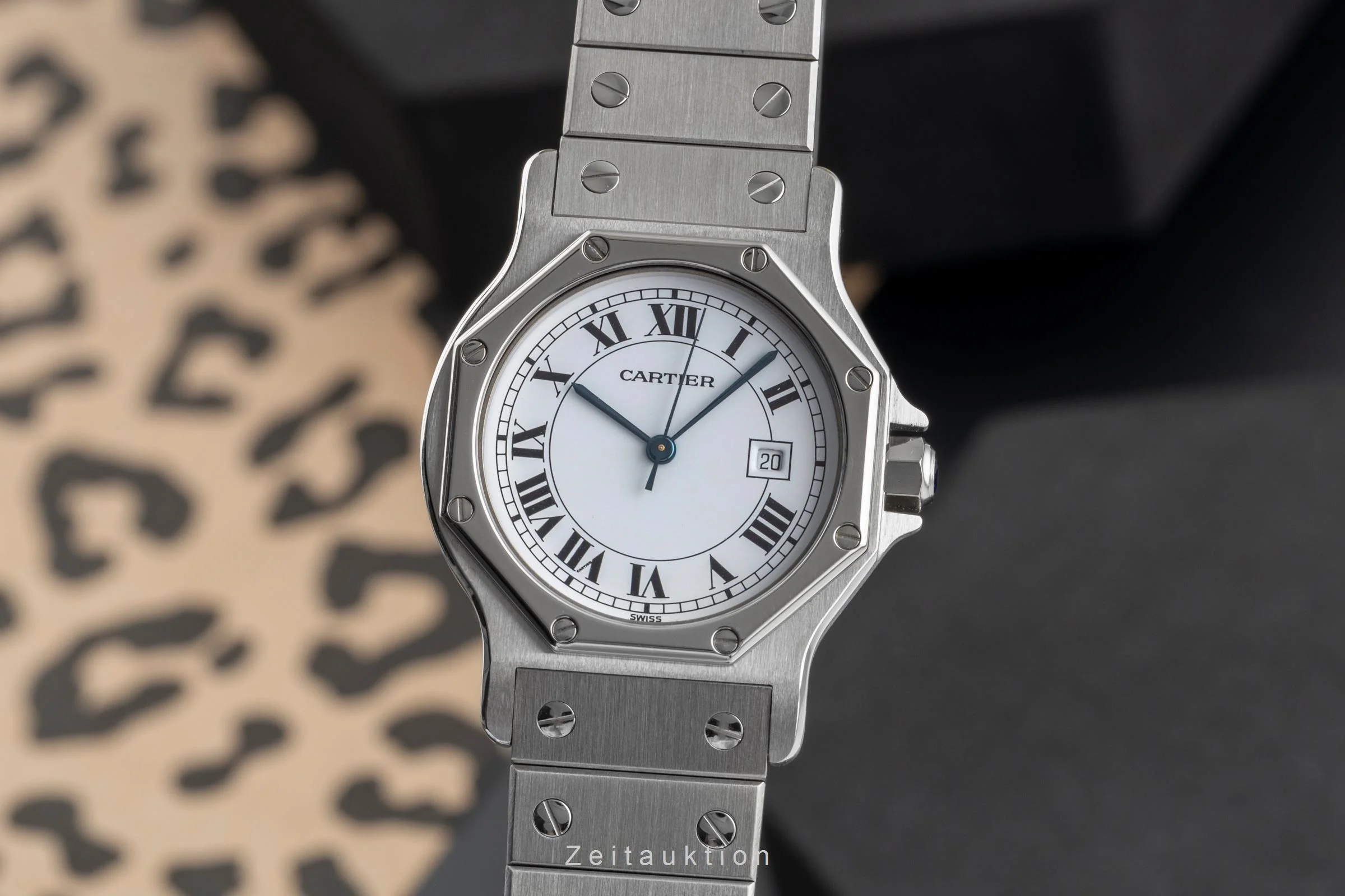 Cartier Santos steel automatic unisex 2965, 81037188  [2503897] - Image 2